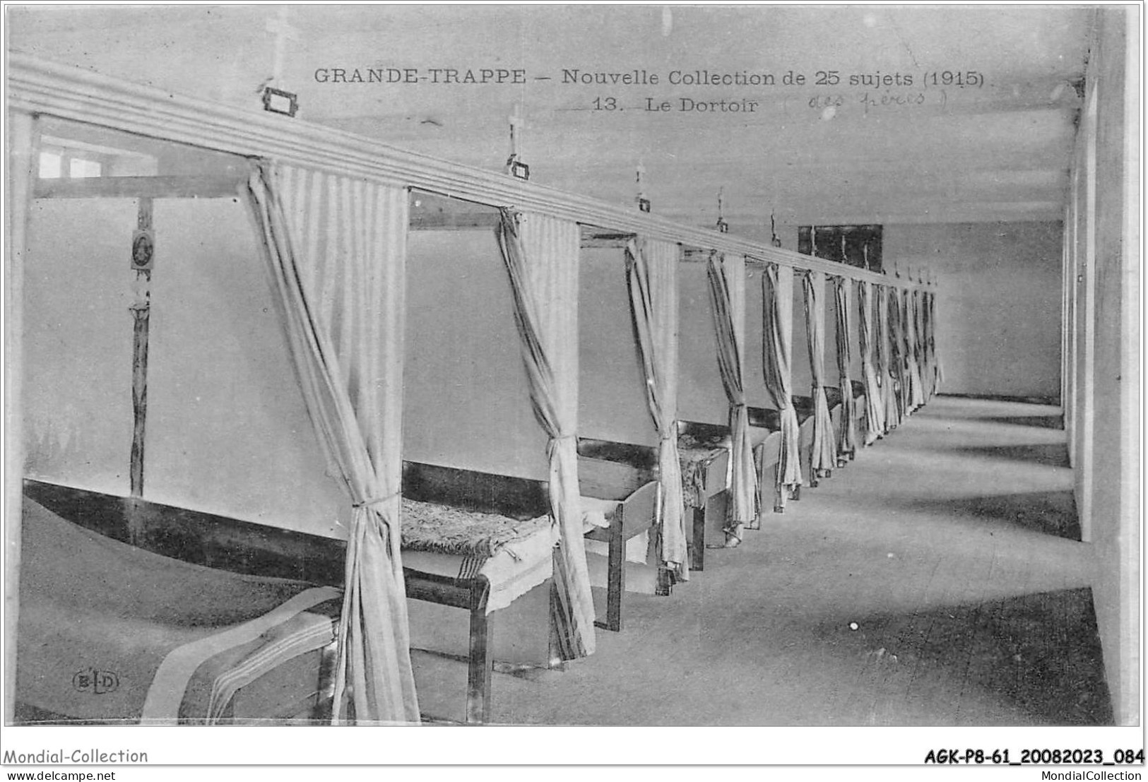 AGKP8-0689-61 - LA GRANDE-TRAPPE - Nouvelle Collection De 25 Sujets 1915 - Le Dortoir  - Mortagne Au Perche