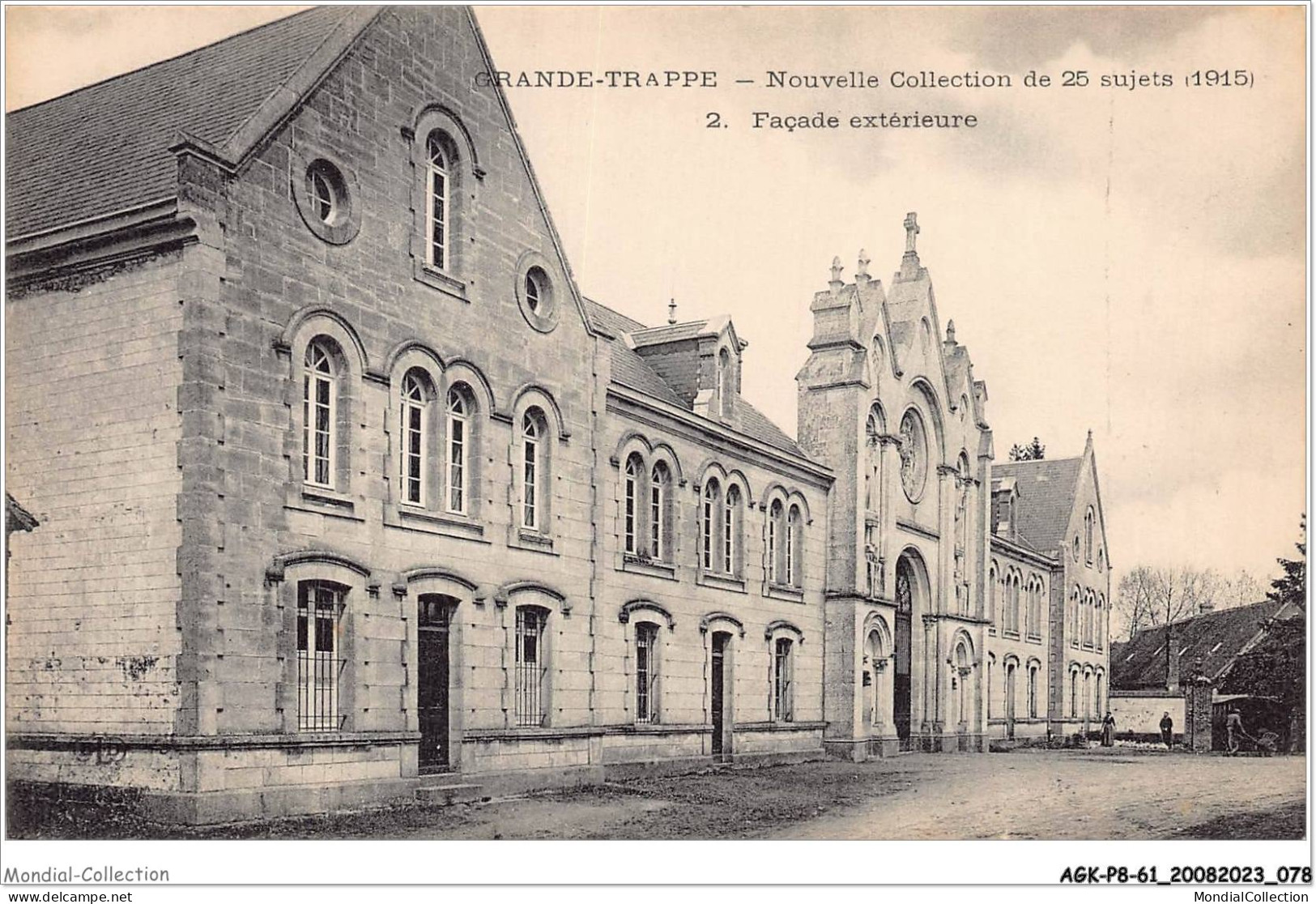 AGKP8-0686-61 - LA GRANDE-TRAPPE - Nouvelle Collection De 25 Sujets 1915 - Façade Extérieure  - Mortagne Au Perche