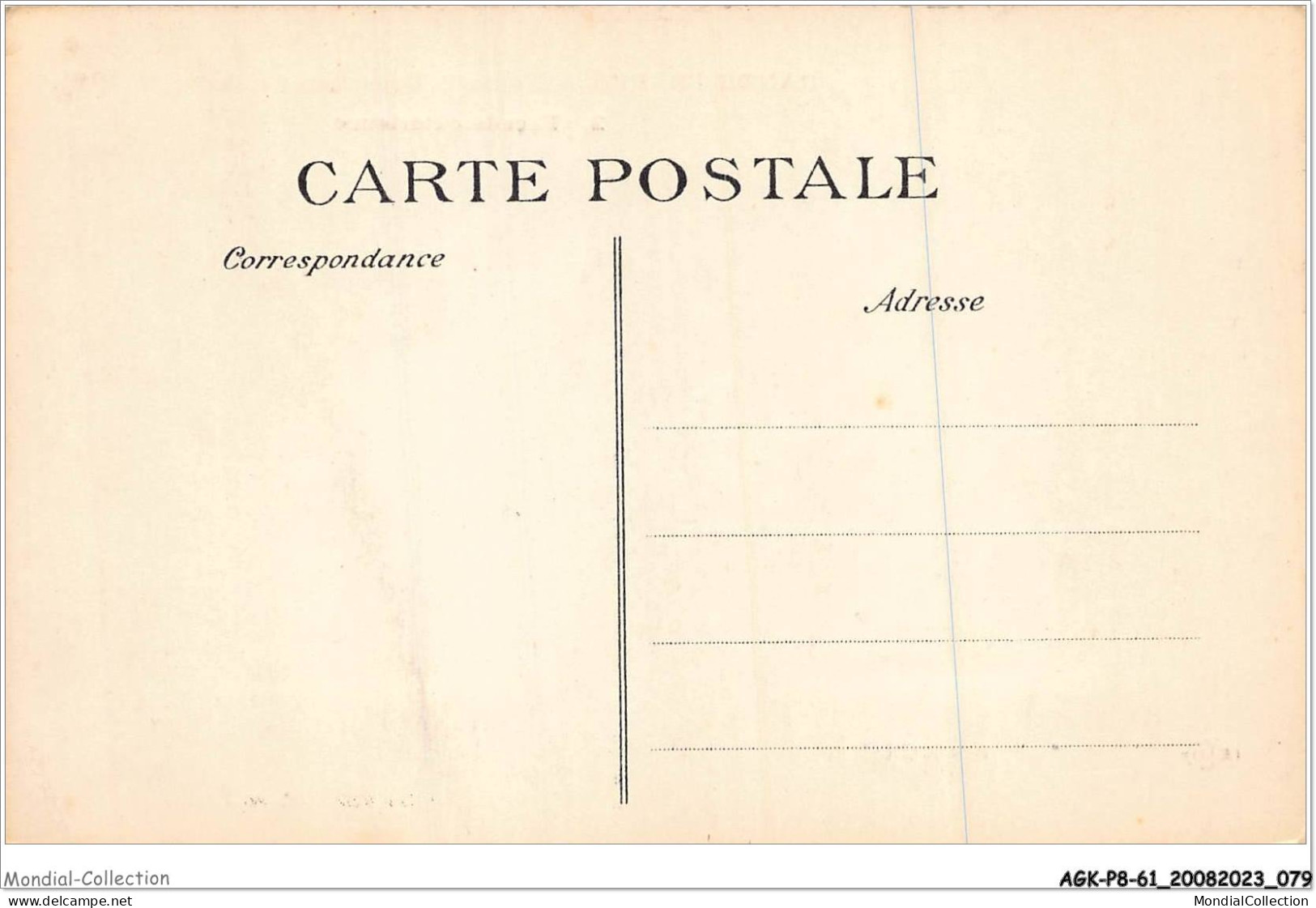 AGKP8-0686-61 - LA GRANDE-TRAPPE - Nouvelle Collection De 25 Sujets 1915 - Façade Extérieure  - Mortagne Au Perche