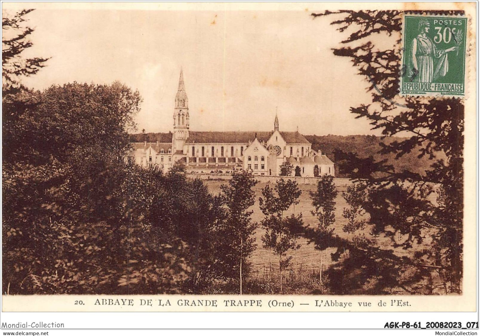 AGKP8-0682-61 - ABBAYE GRANDE-TRAPPE - L'abbaye Vue De L'est  - Mortagne Au Perche
