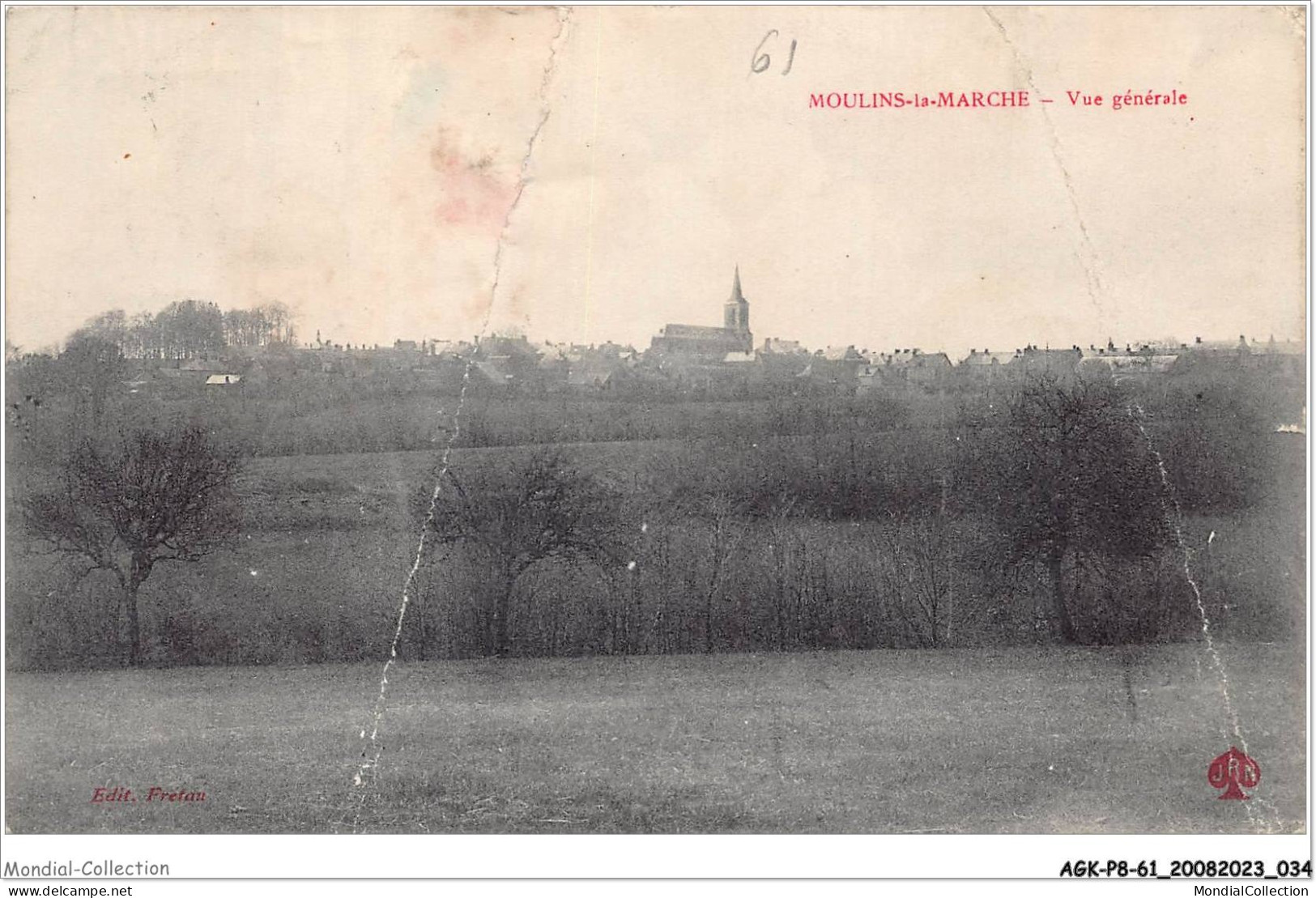 AGKP8-0663-61 - MOULINS-LA-MARCHE - Vue Générale  - Moulins La Marche