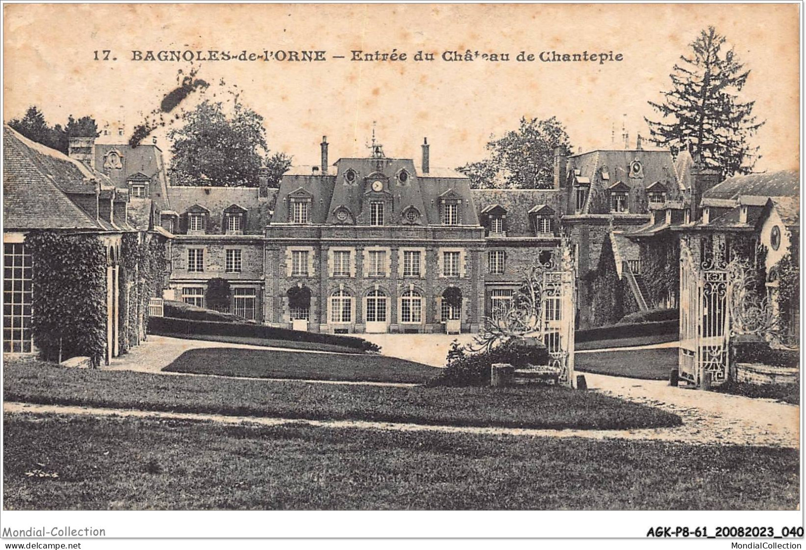 AGKP8-0666-61 - BAGNOLES-DE-L'ORNE - Entrée Du Chateau De Chantepie  - Bagnoles De L'Orne