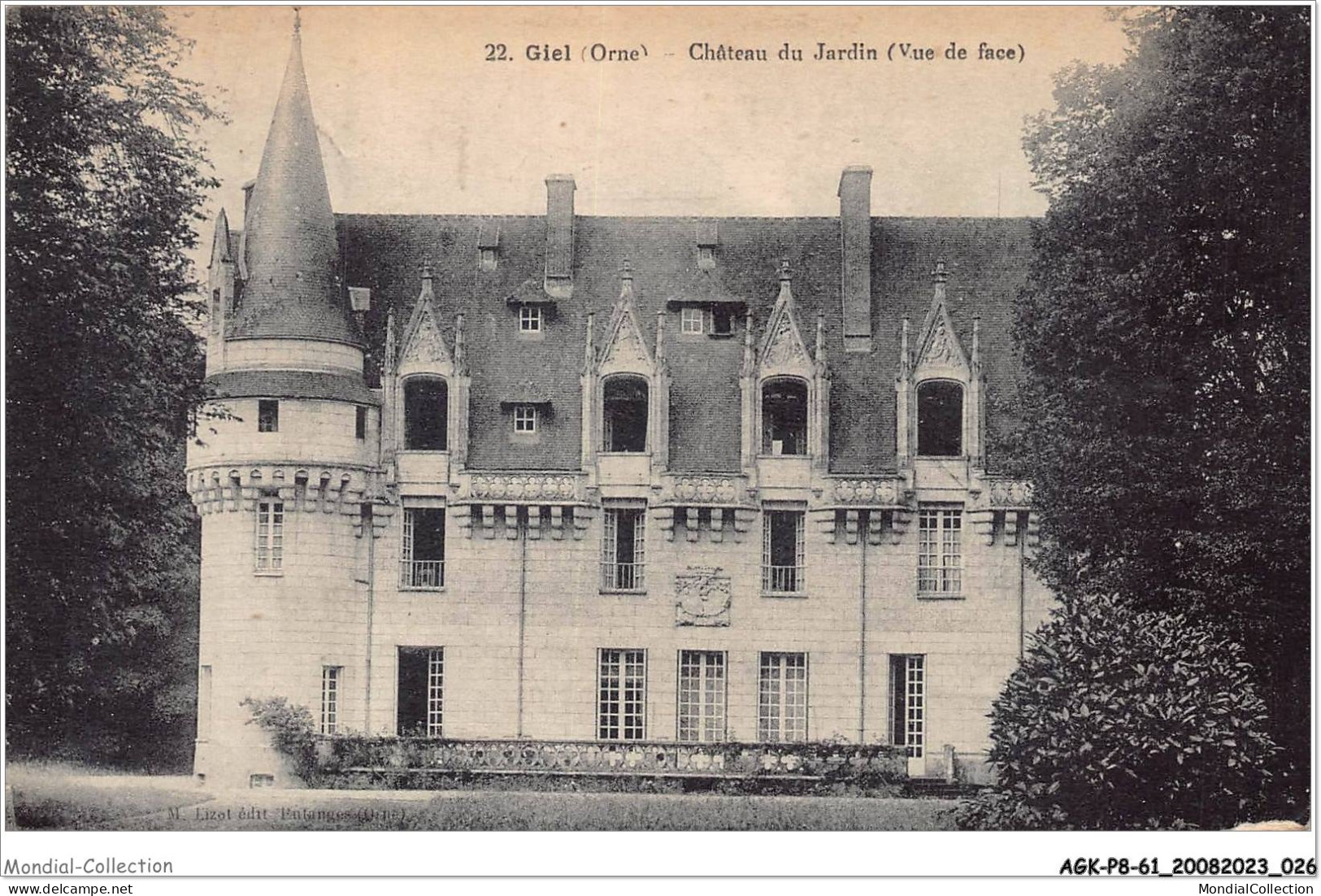 AGKP8-0659-61 - GIEL - Chateau Du Jardin - Vue De Face  - Autres & Non Classés