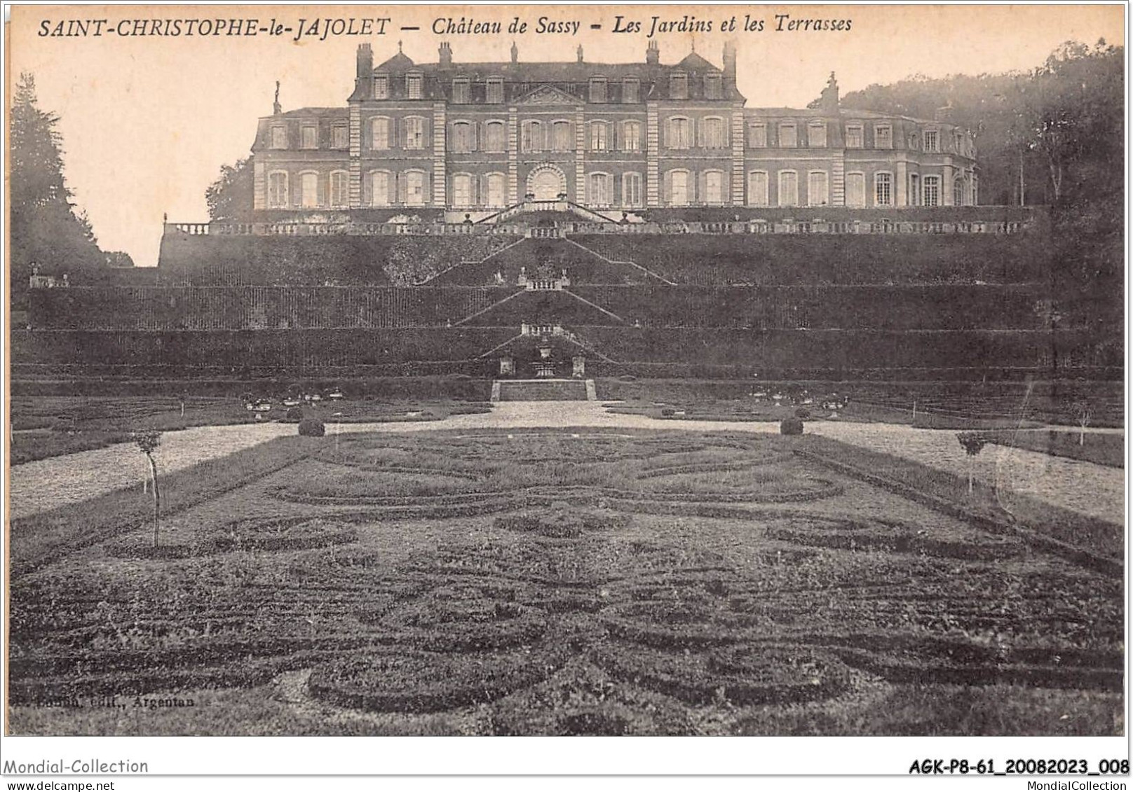 AGKP8-0650-61 - SAINT-CHRISTOPHE-LE-JAJOLET - Chateau De Sassy - Les Jardins Et Les Terrasses  - Other & Unclassified
