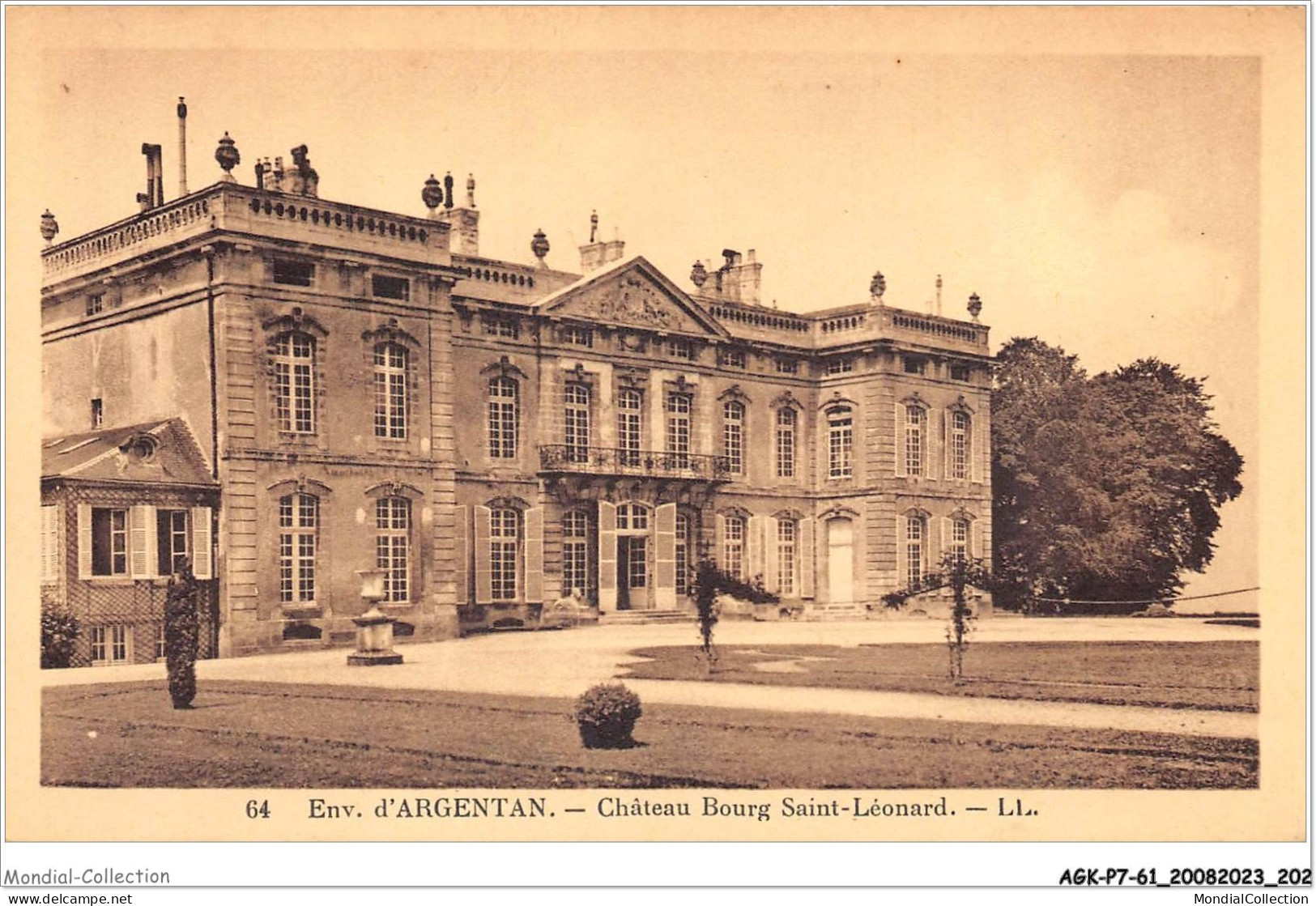 AGKP7-0643-61 - Environs D'ARGENTAN - Chateau Bourg Saint-léonard  - Argentan