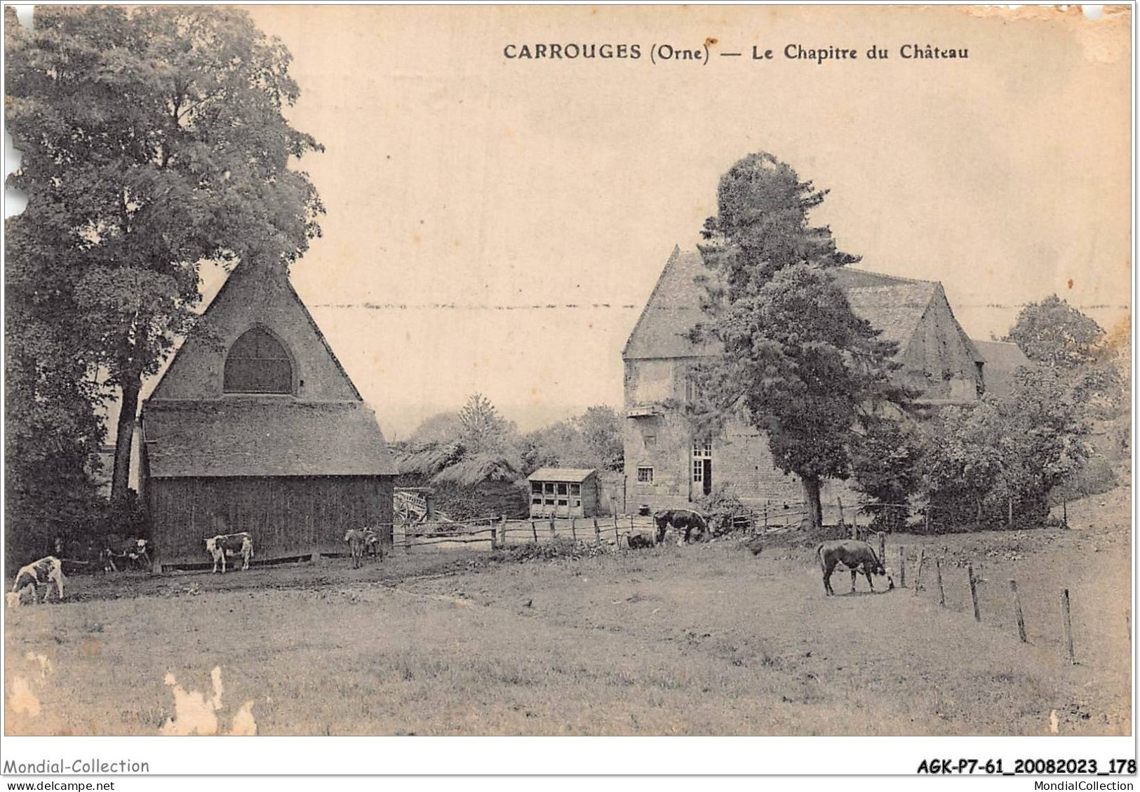 AGKP7-0631-61 - CARROUGES - Le Chapitre Du Chateau  - Carrouges