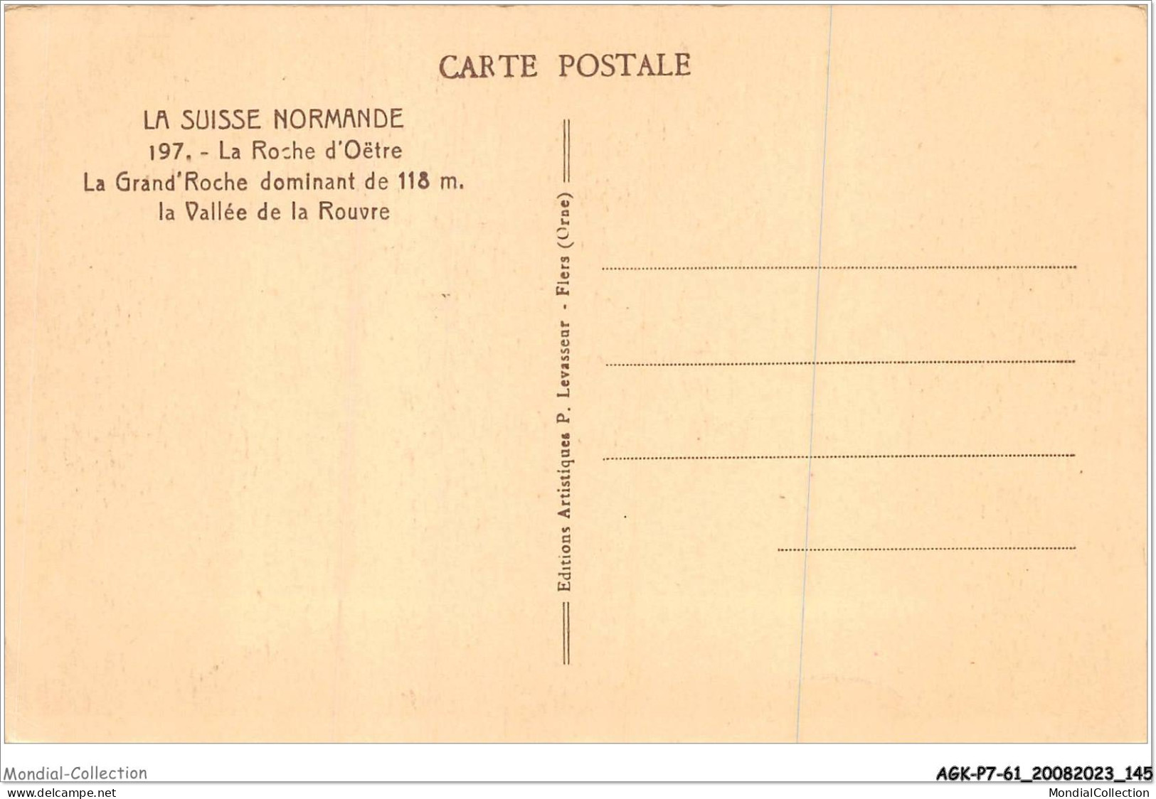 AGKP7-0614-61 - LA SUISSE NORMANDE - La Roche Oetre  - Other & Unclassified