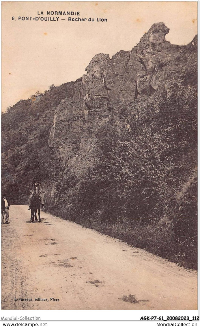 AGKP7-0598-61 - PONT D'OUILLY - Rocher Du Lion  - Autres & Non Classés