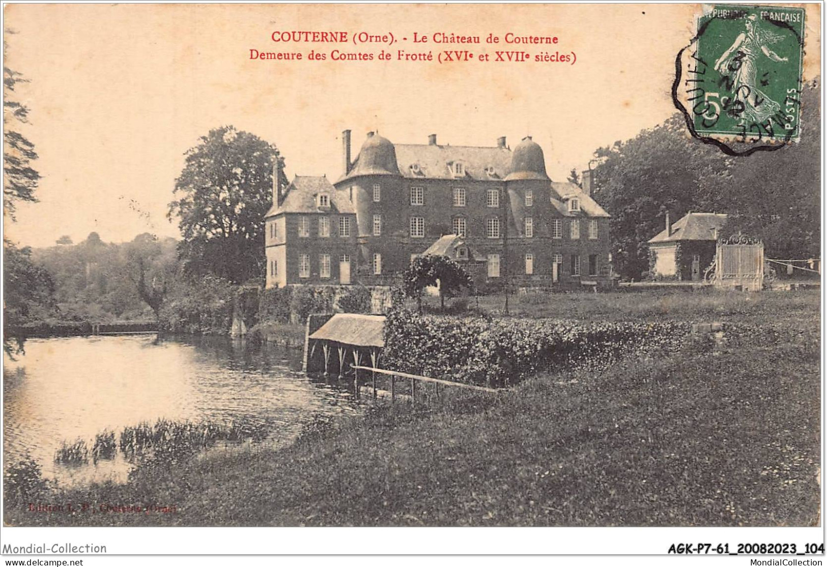 AGKP7-0594-61 - COUTERNE - Le Chateau De Couterne  - Autres & Non Classés