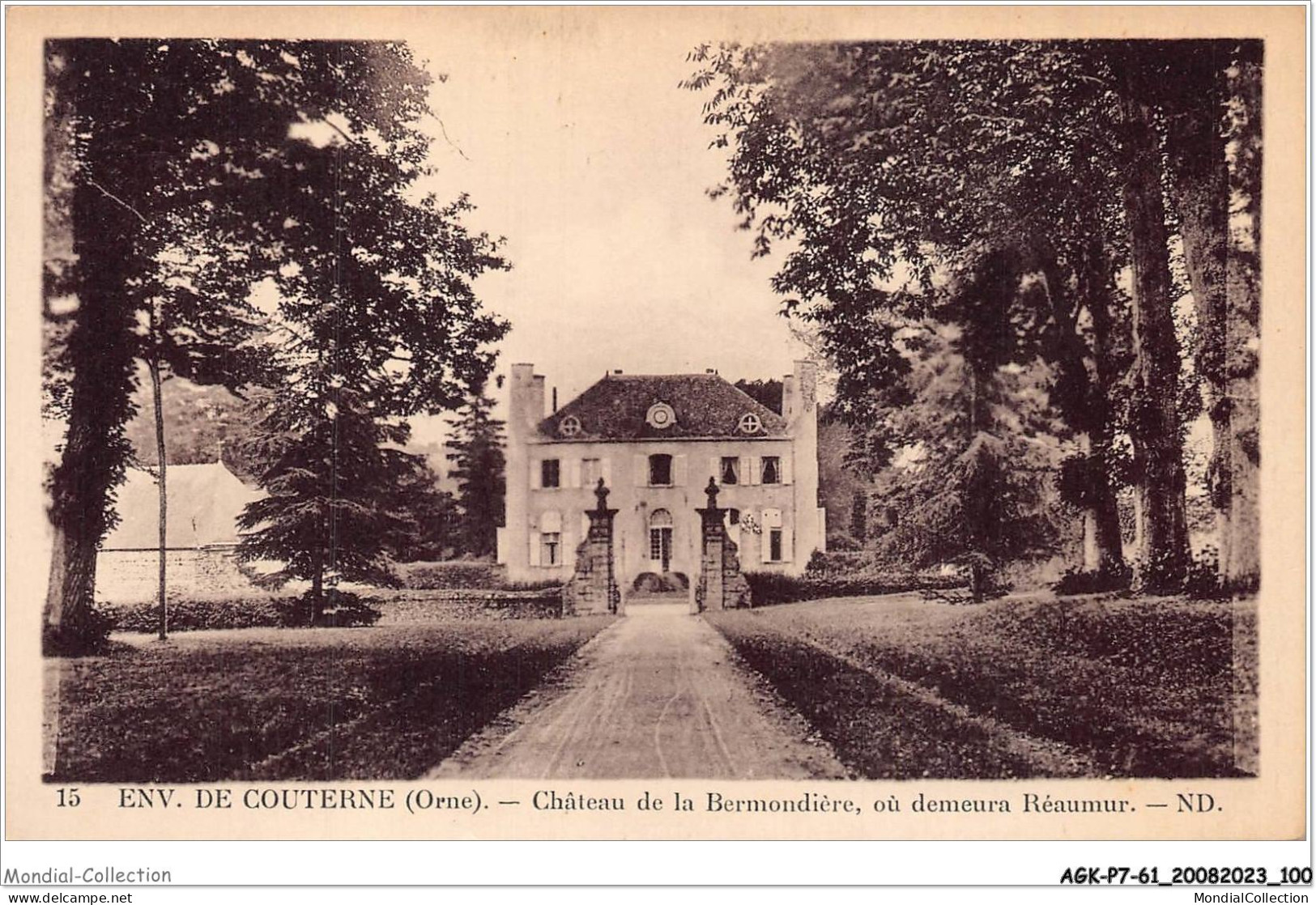 AGKP7-0592-61 - COUTERNE - Chateau De La Bermondière - Ou Demeura Reaumur  - Autres & Non Classés