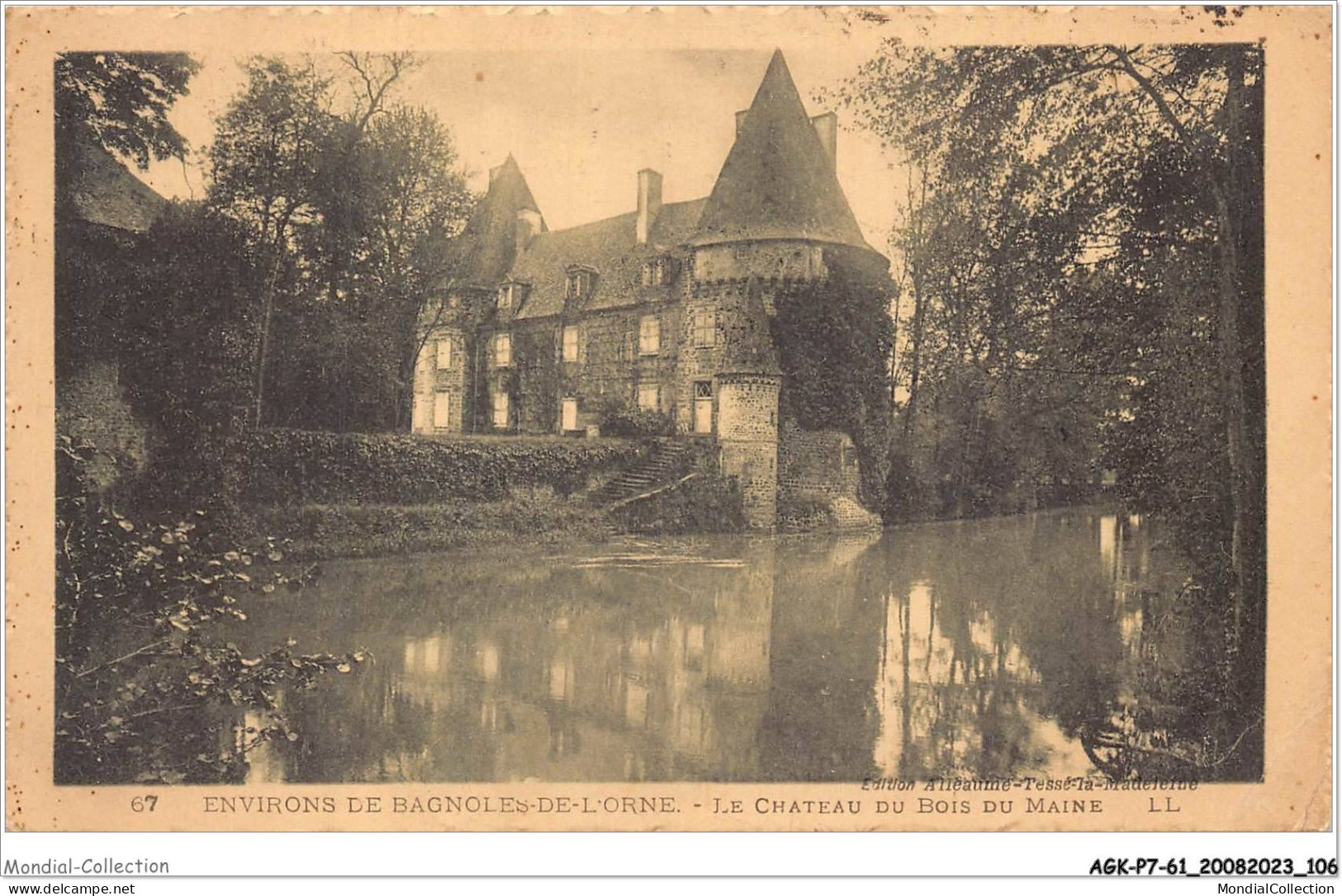 AGKP7-0595-61 - ENVIRONS DE BAGNOLES-DE-L'ORNE - Le Chateau Du Bois Du Maine  - Bagnoles De L'Orne