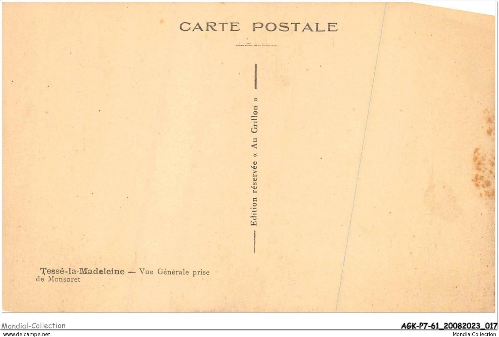 AGKP7-0550-61 - TESSE-LA-MADELEINE - Vue Générale Prise De Monsoret  - Bagnoles De L'Orne