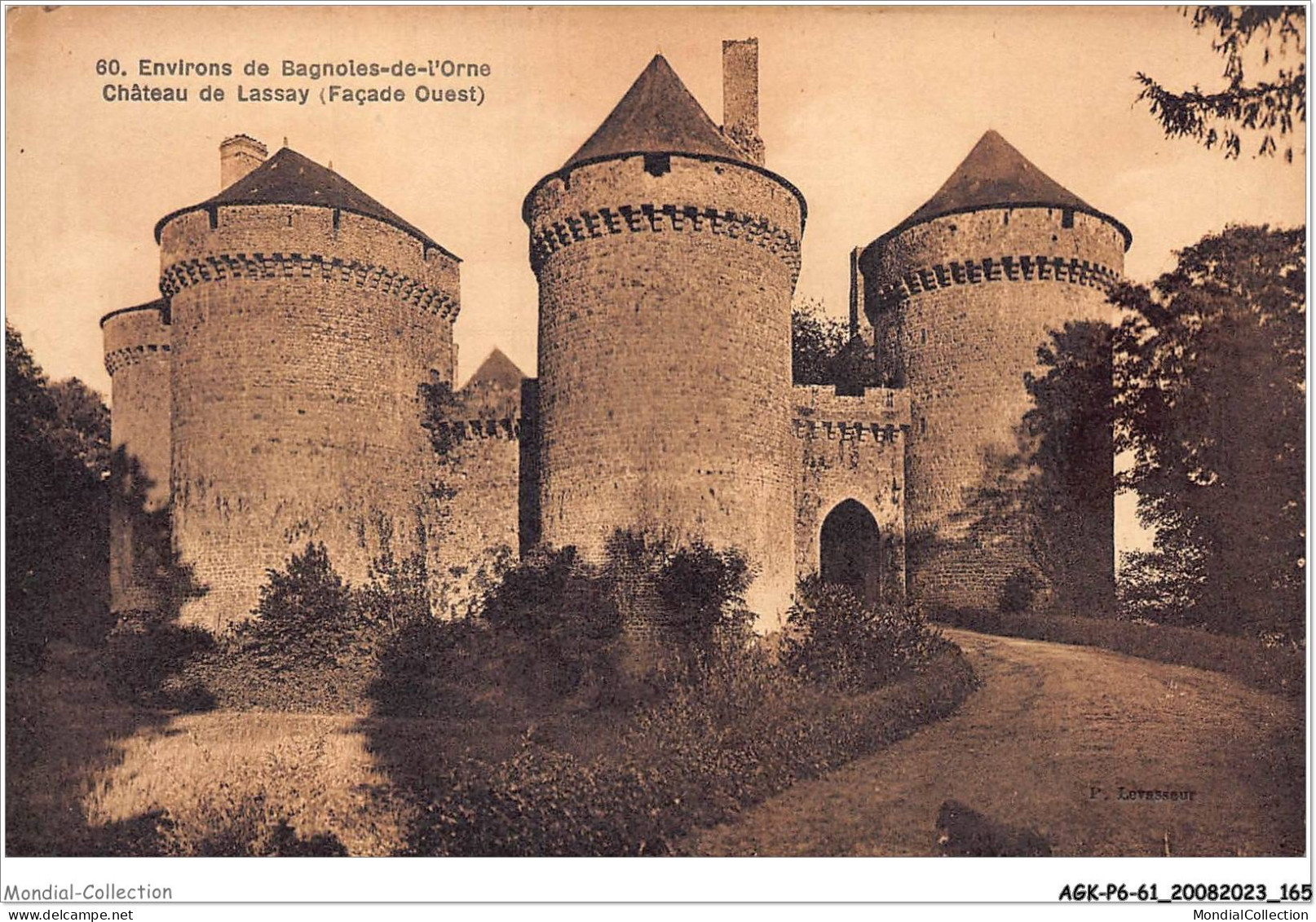 AGKP6-0541-61 - Environs De BAGNOLES DE L'ORNE - Chateau De Lassay - Façade Ouest  - Bagnoles De L'Orne