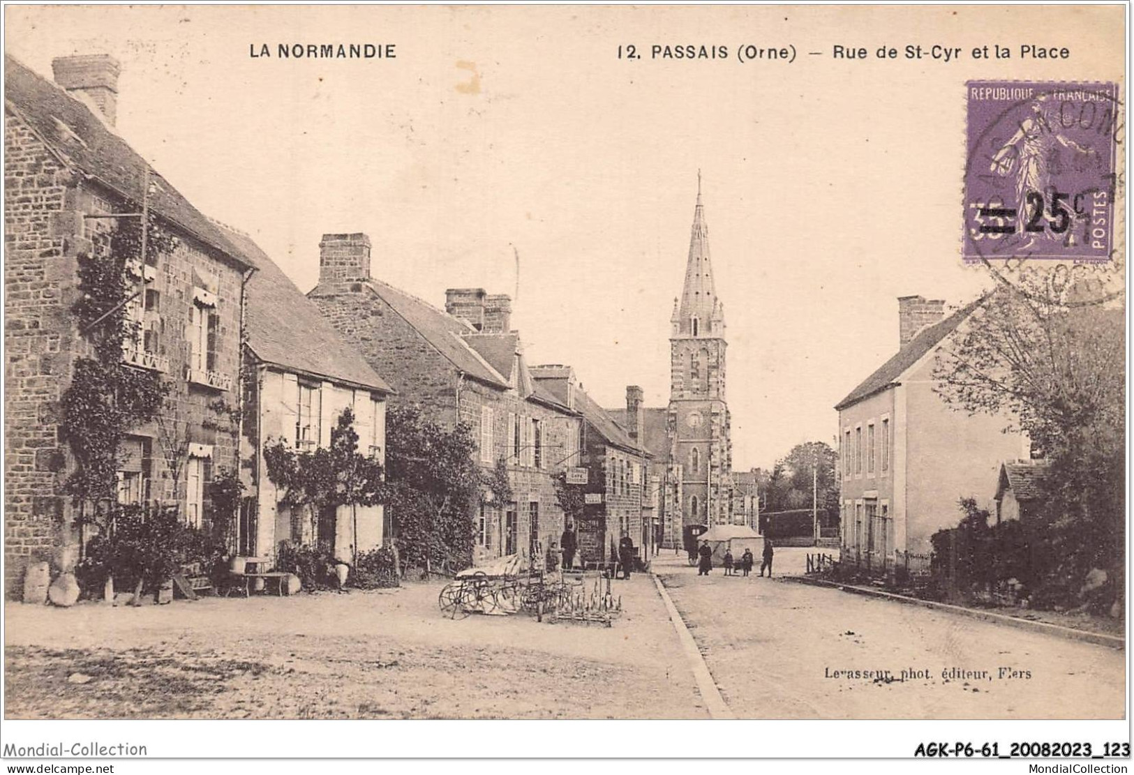 AGKP6-0520-61 - PASSAIS - Rue De St-CYR Et La Place - Sonstige & Ohne Zuordnung