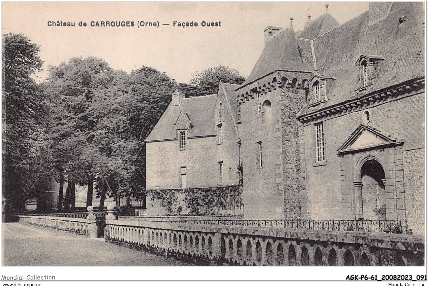 AGKP6-0504-61 - Chateau De CARROUGES - Façade Ouest  - Carrouges