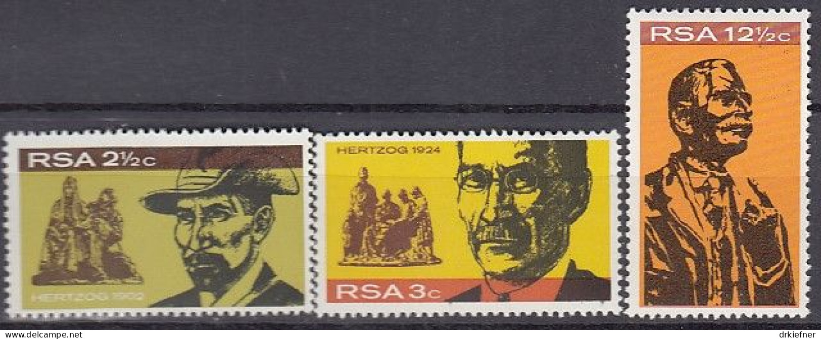 SÜDAFRIKA  375-377, Postfrisch **,Einweihung Des Hertzog-Denkmals, Bloemfontein, 1968 - Nuevos