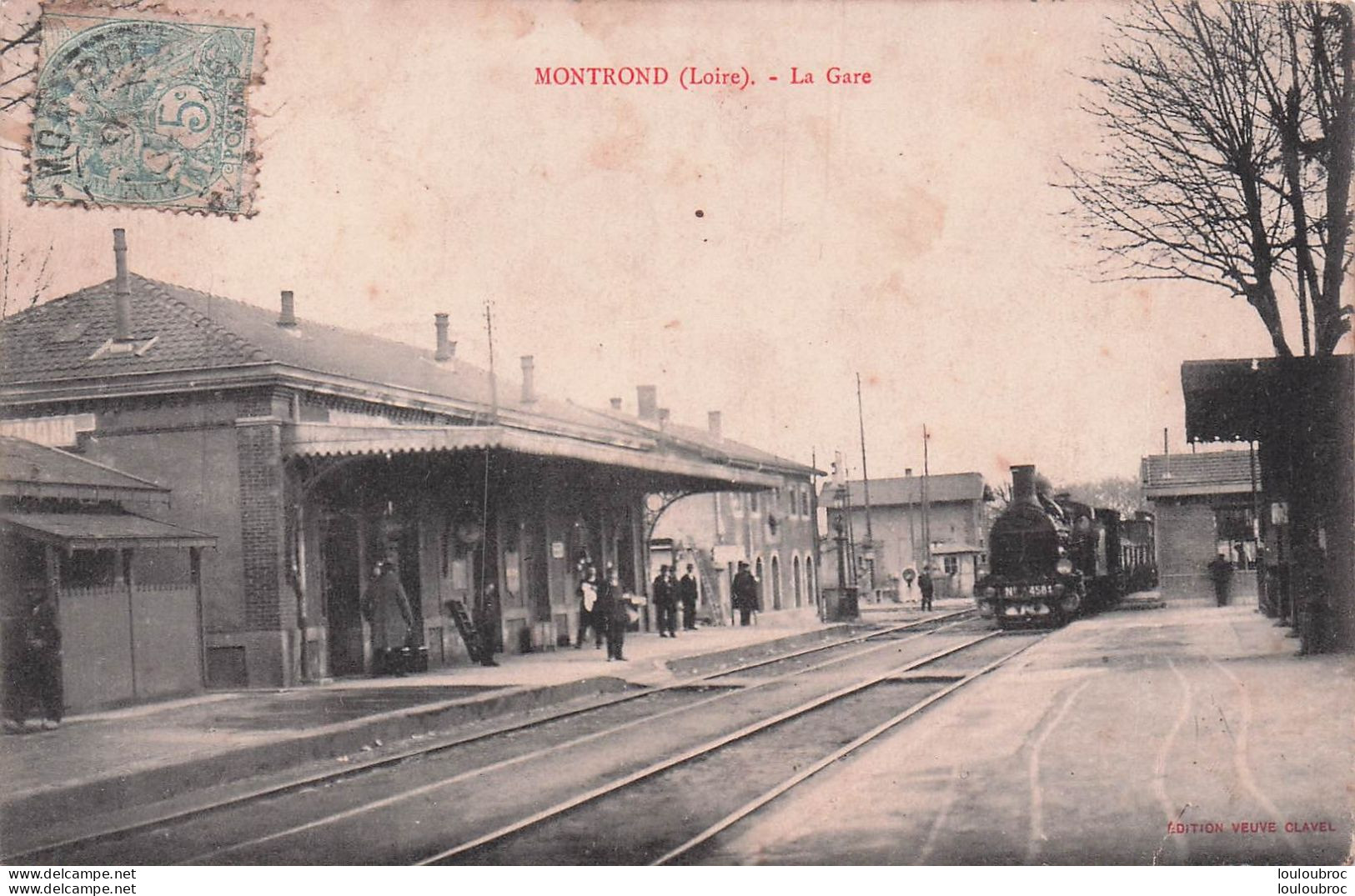 MONTROND LA GARE AVEC LE TRAIN - Other & Unclassified