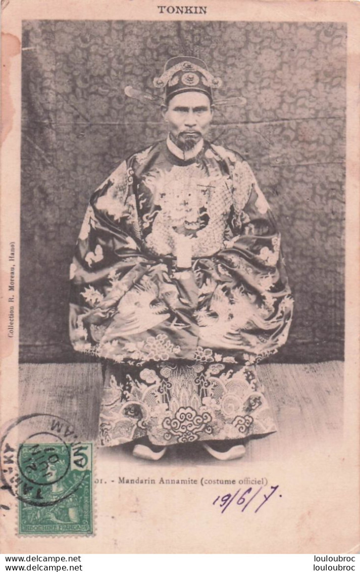 TONKIN MANDARIN ANNAMITE COSTUME OFFICIEL - Viêt-Nam