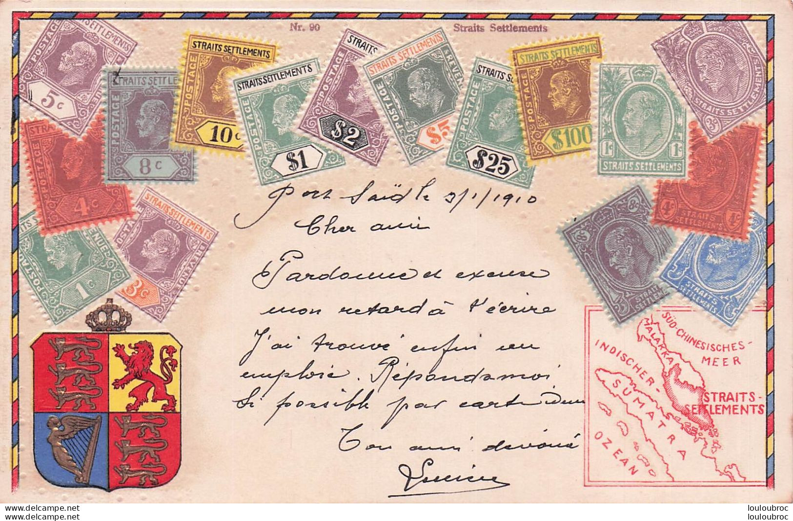 STRAITS SETTLEMENTS - Briefmarken (Abbildungen)