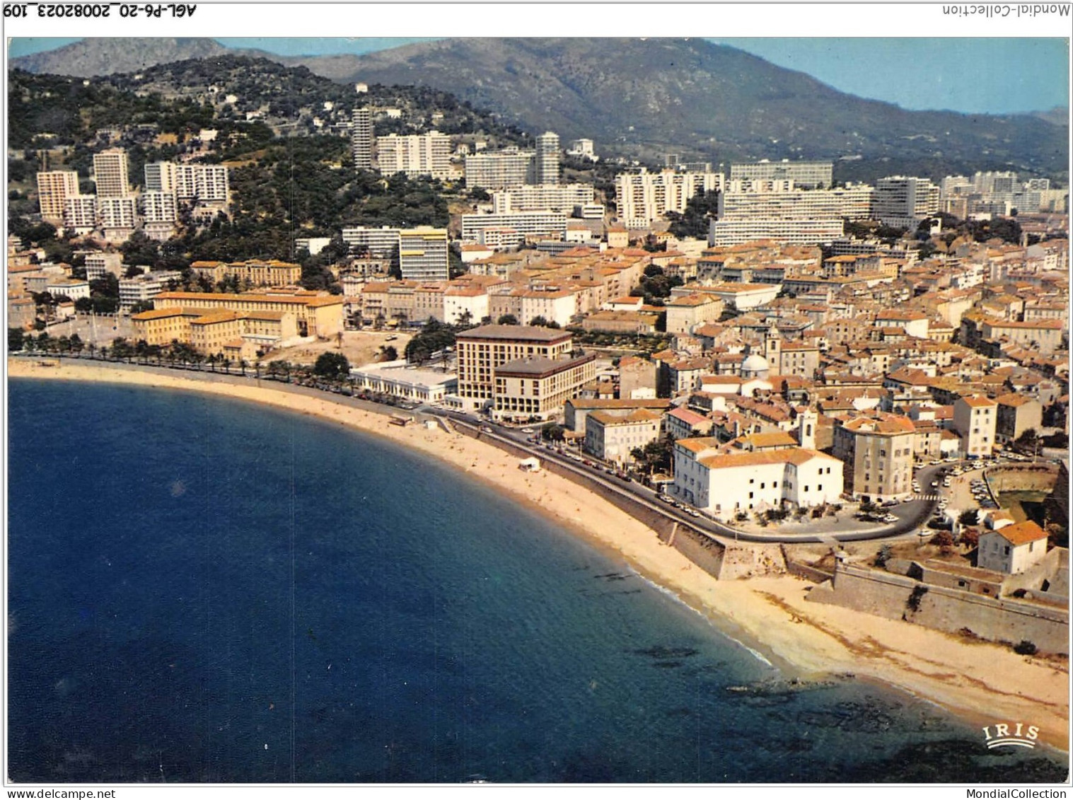 AGLP6-0443-20 - AJACCIO - La Plage ST-FRANCOIS - Vue Generale De La Ville - Ajaccio