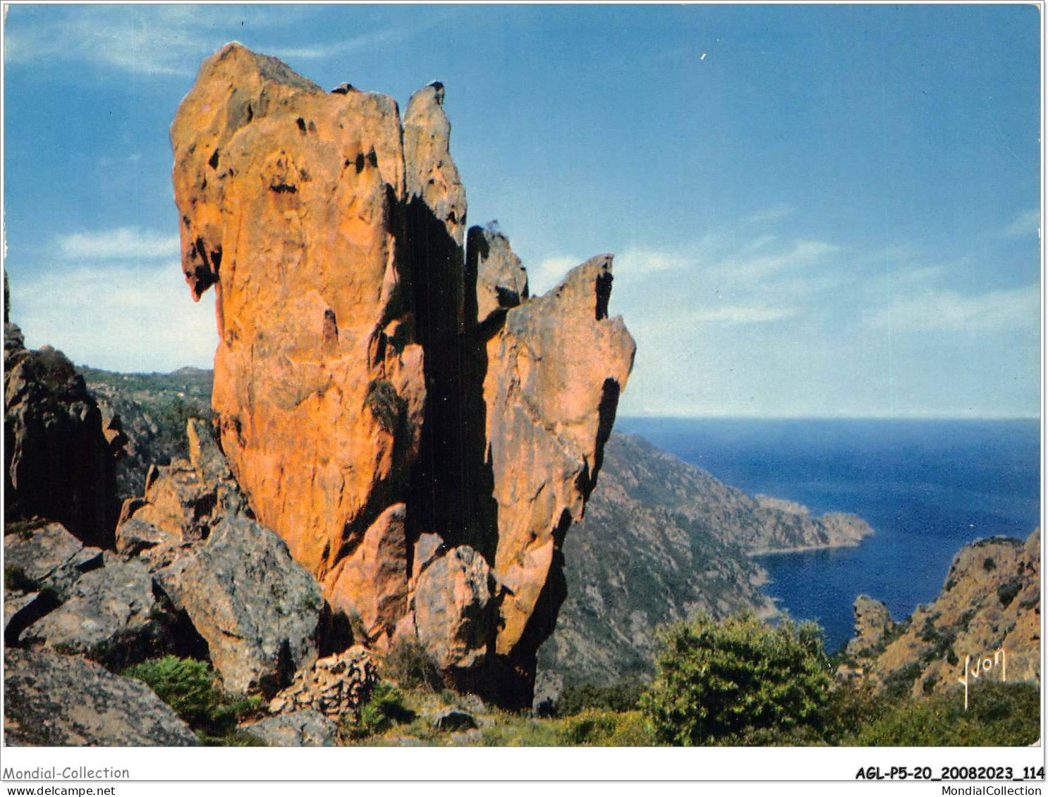 AGLP5-0374-20 - La Corse - Oasis De Beaute - LES CALANCHE - Le Rocher De L'aigle - Autres & Non Classés