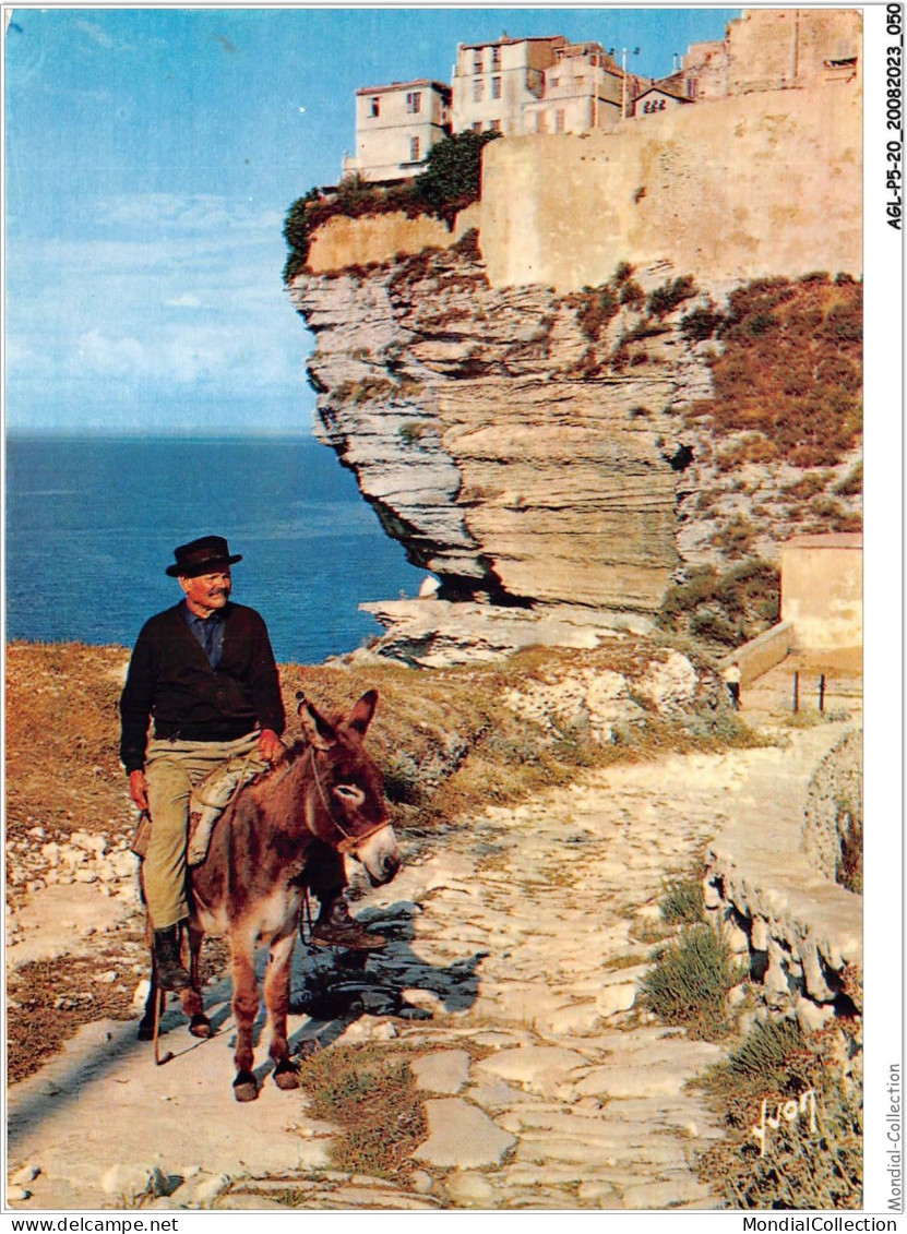 AGLP5-0342-20 - BONIFACIO - Muraille Rocheuse D'un Aspect Saisissant Soutenant La Haute-Ville - Sartene