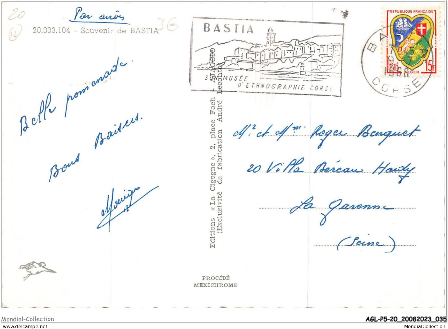 AGLP5-0334-20 - Souvenir De Bastia - Bastia