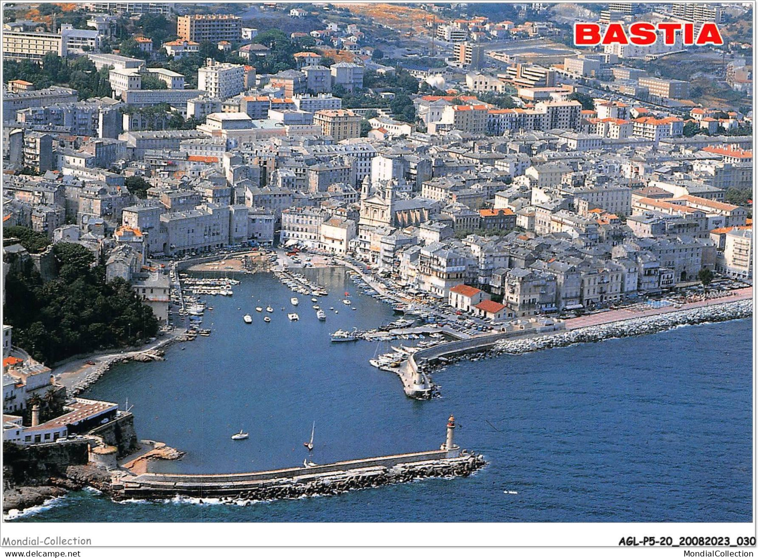 AGLP5-0332-20 - CORSE ILE DE BEAUTE - Souvenir De Bastia - Le Vieux Port Et L'eglise St-Jean - Bastia
