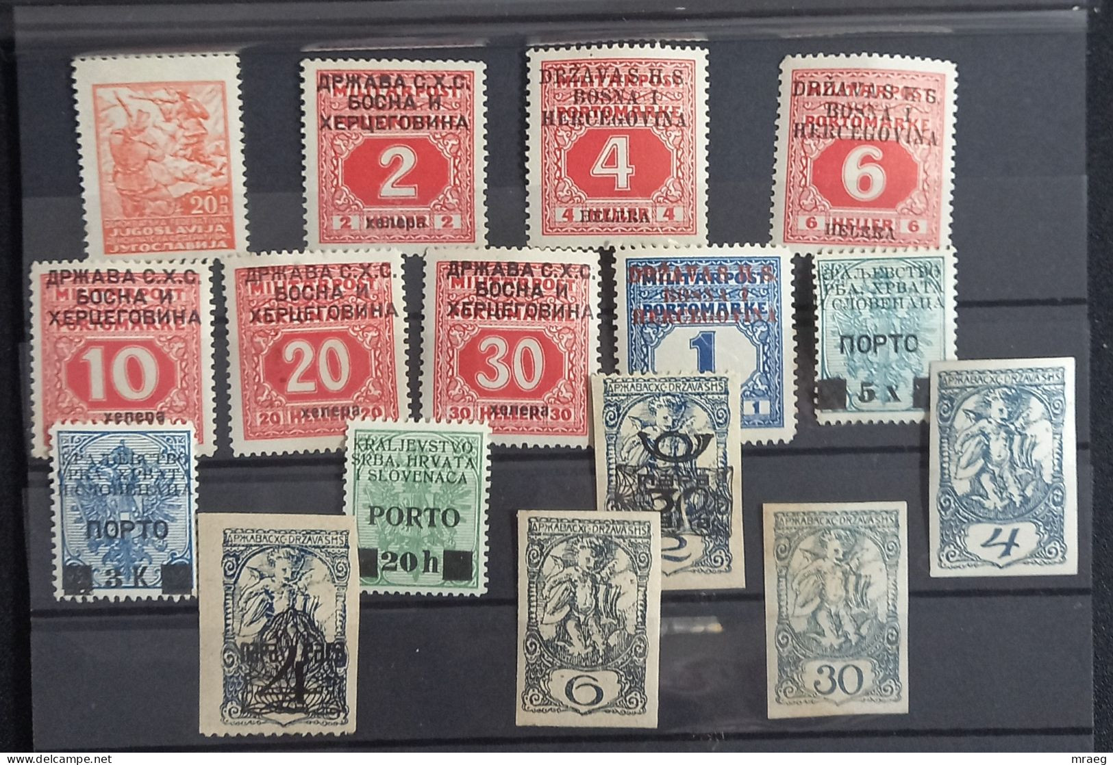 Yugoslavia 1918-1945 Postage & Tax 16 Stamps MNH MLH UNUSED F VF - Nuovi