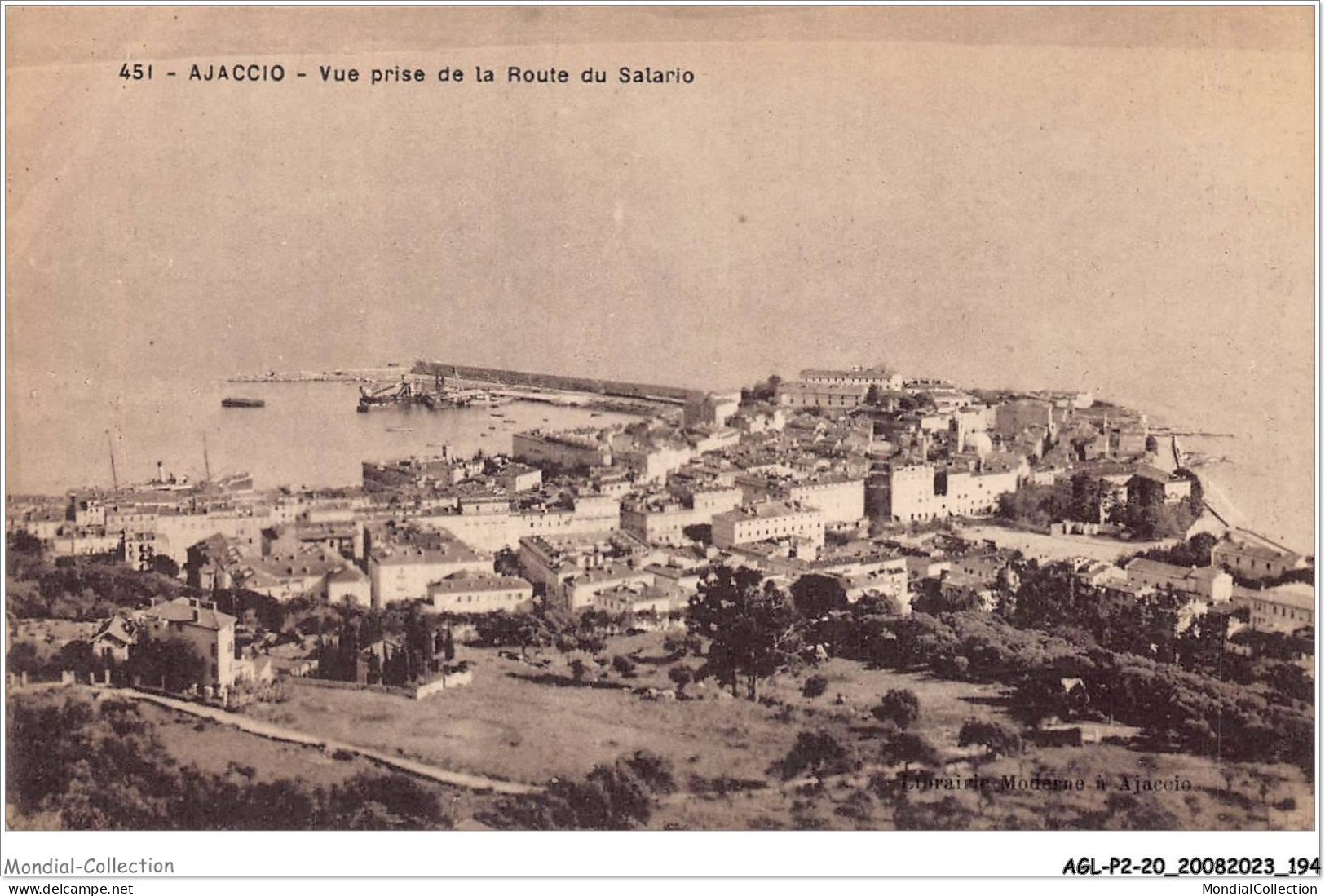 AGLP2-0172-20 - AJACCIO - Vue Prise De La Route Du Salario - Ajaccio