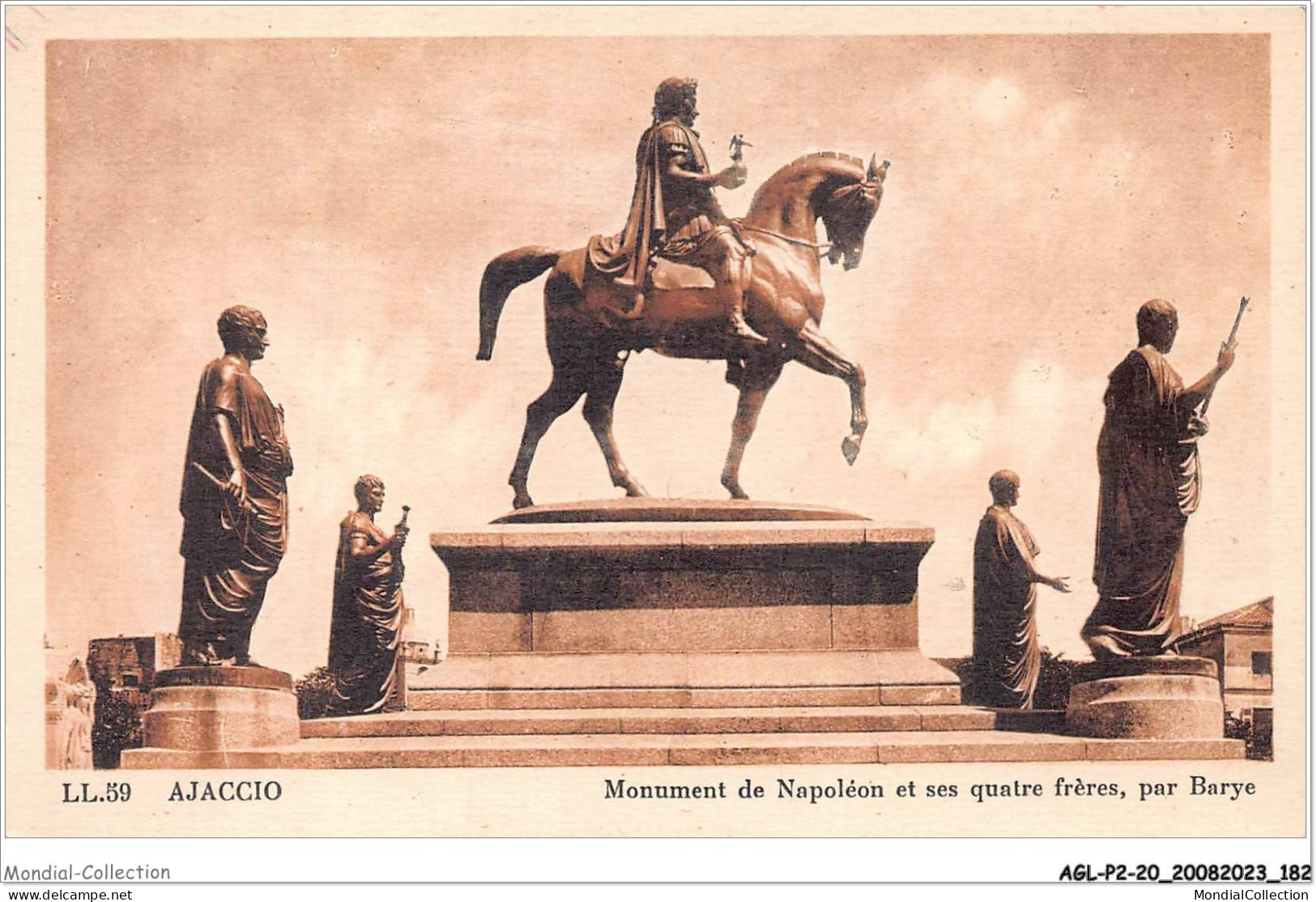 AGLP2-0166-20 - AJACCIO - Monument De Napoleon Et Ses Quatre Freres - Par Barye - Ajaccio