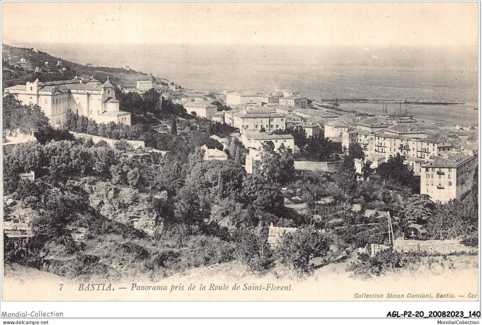 AGLP2-0145-20 - BASTIA - Panorama Pris De La Route De Saint-Florent - Bastia