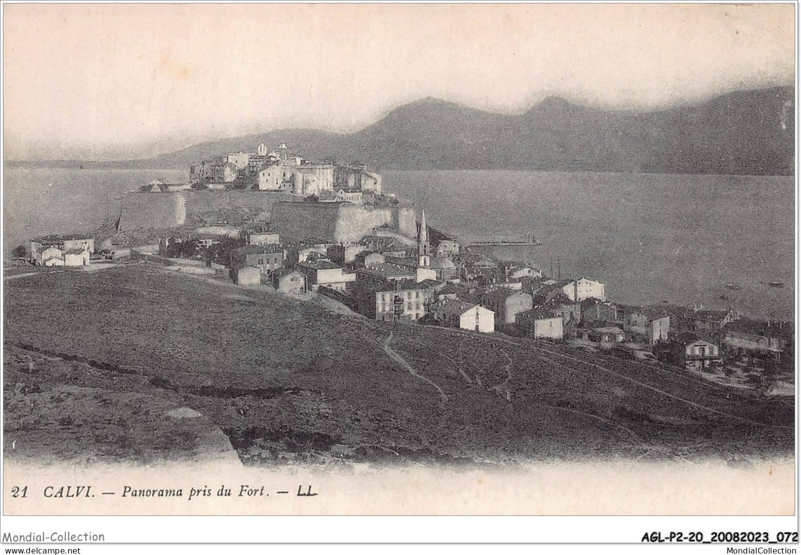 AGLP2-0111-20 - CALVI - Panorama Pris Du Fort - Calvi