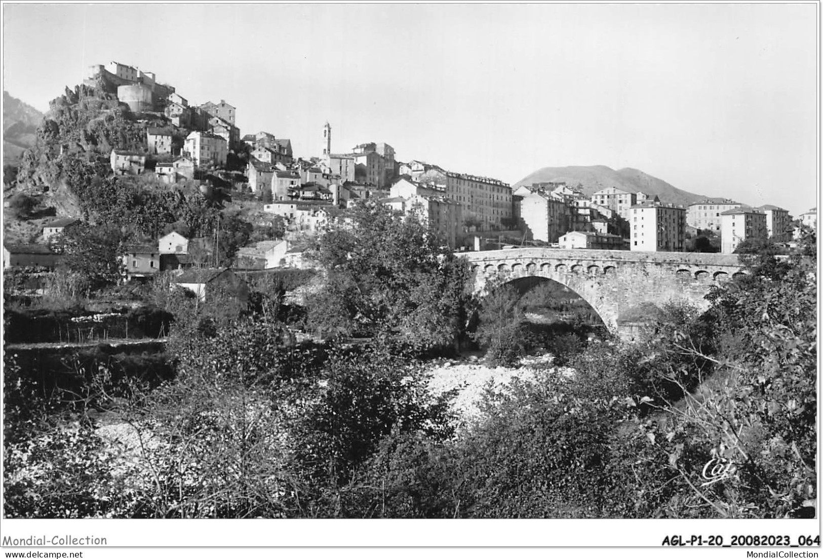 AGLP1-0033-20 - CORTE - La Citadelle Et Le Pont Sur La Restonica - Corte