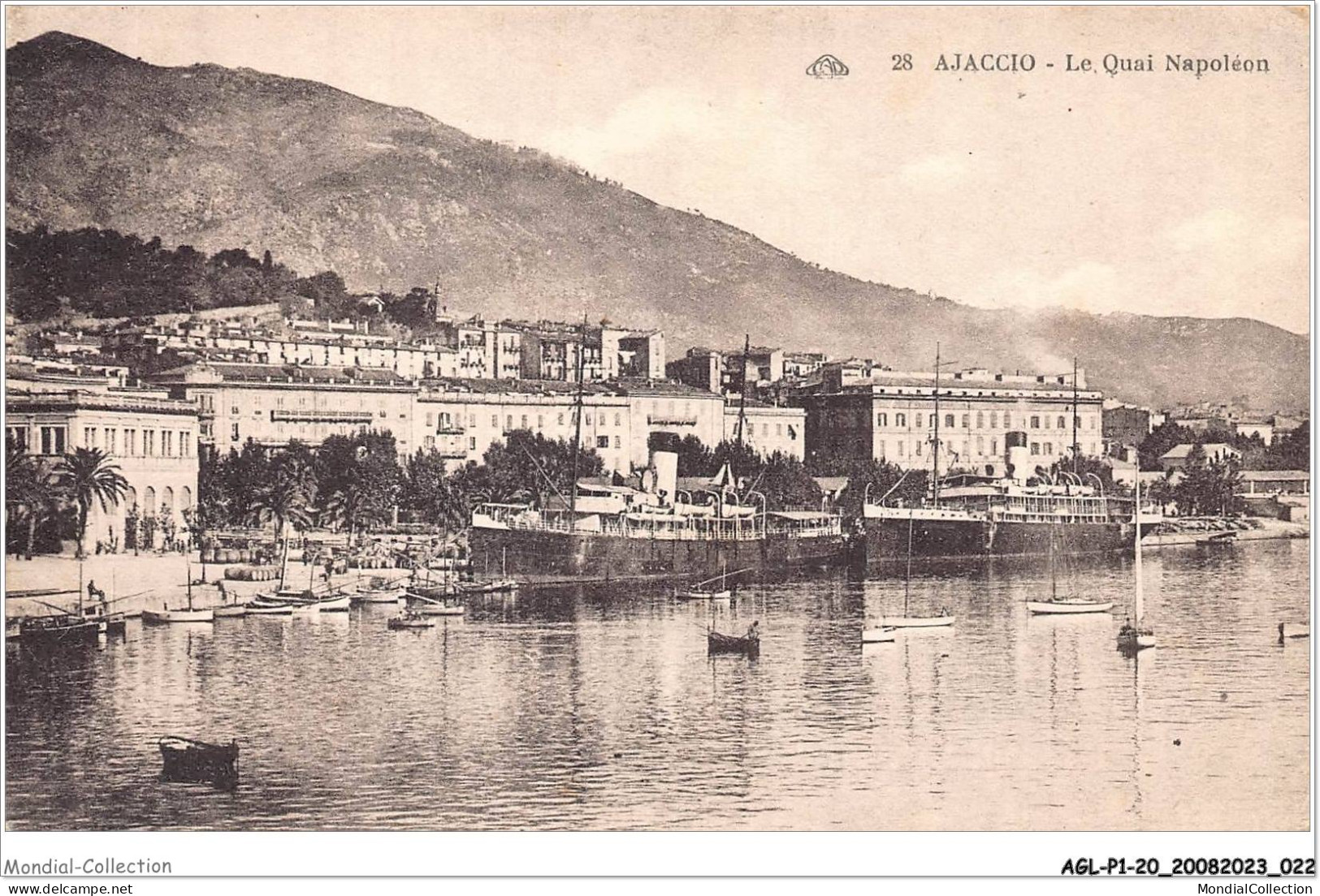 AGLP1-0012-20 - AJACCIO - Le Quai Napoleon - Ajaccio