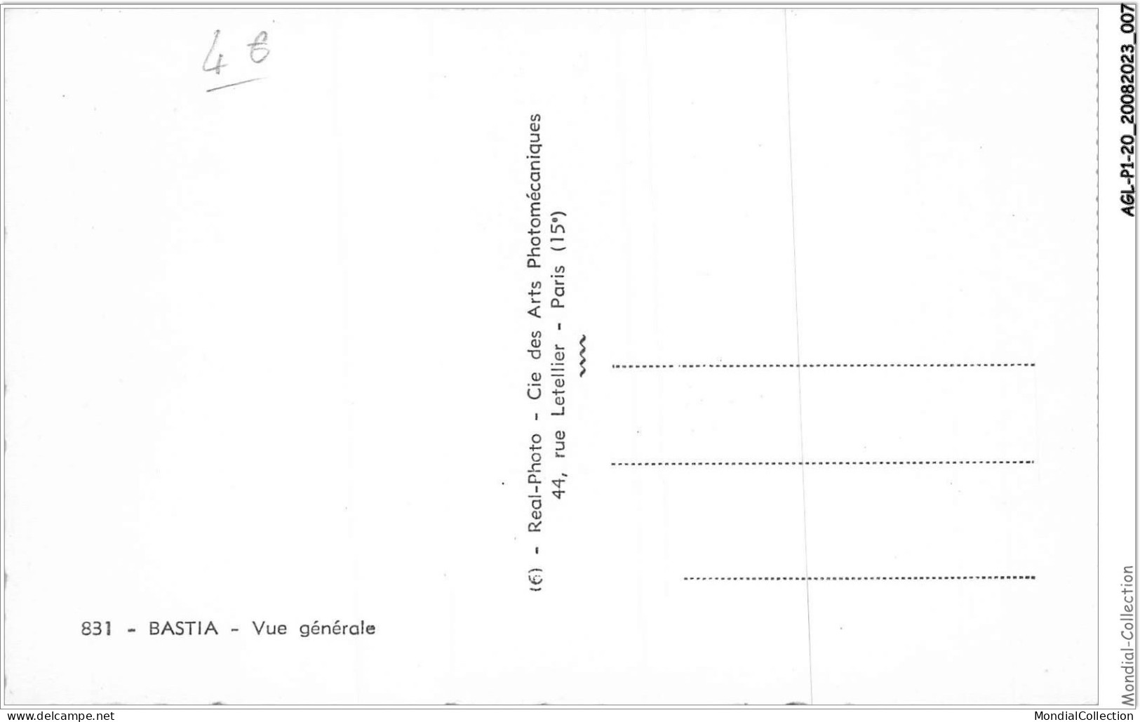 AGLP1-0004-20 - BASTIA - Vue Generale - Autres & Non Classés