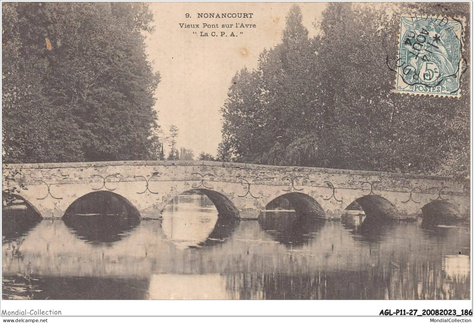 AGLP11-0862-27 - NONANCOURT - Vieux Pont Sur L'avre - Andere & Zonder Classificatie