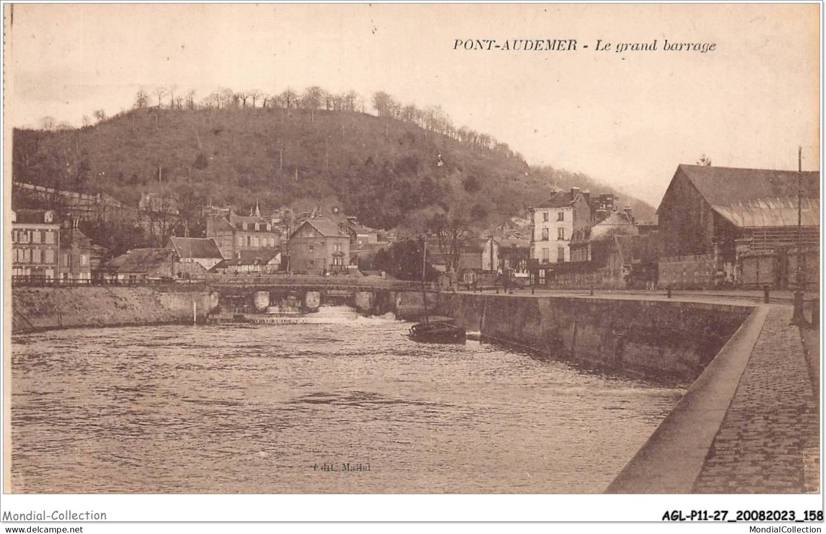 AGLP11-0848-27 - PONT-AUDEMER - Le Grand Barrage - Pont Audemer