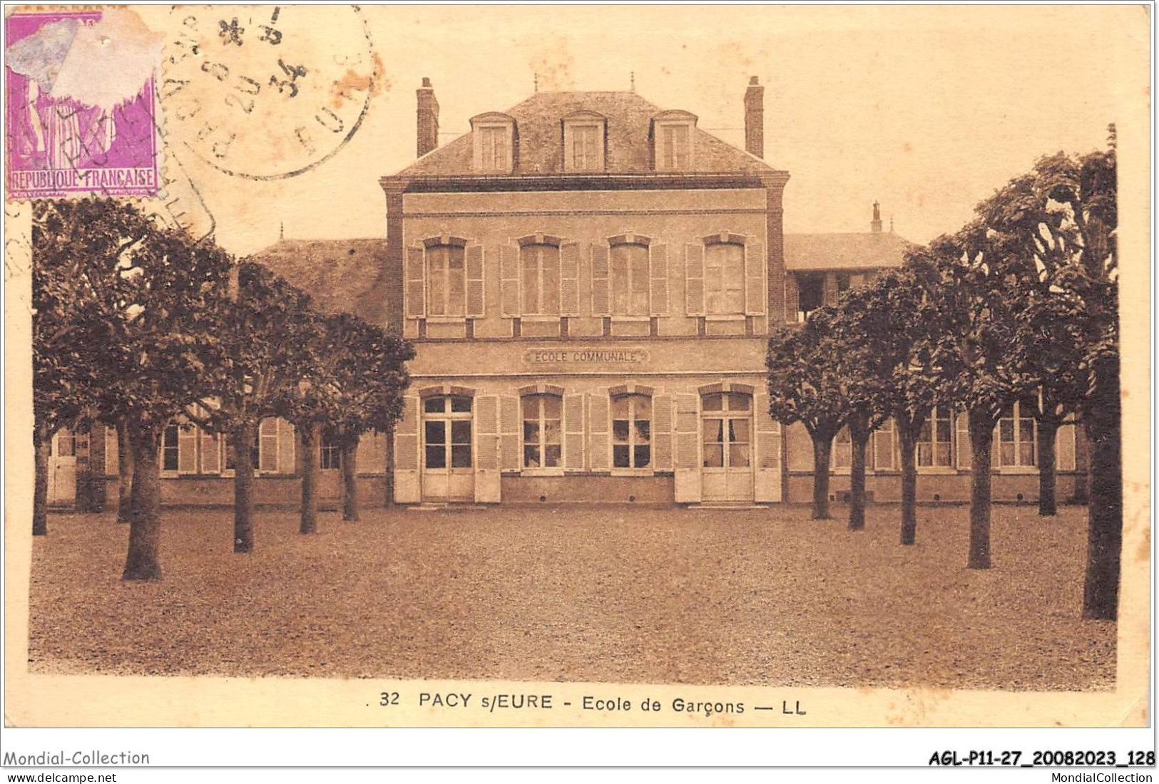 AGLP11-0833-27 - PACY-SUR-EURE - Ecole De Garcons - Pacy-sur-Eure