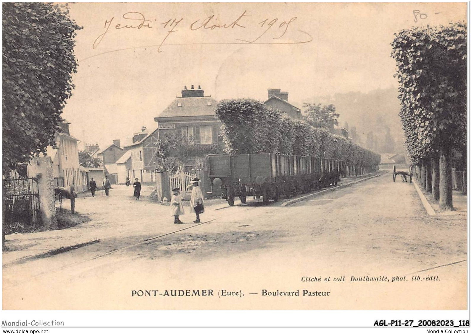 AGLP11-0828-27 - PONT-AUDEMER - Boulevard Pasteur - Pont Audemer