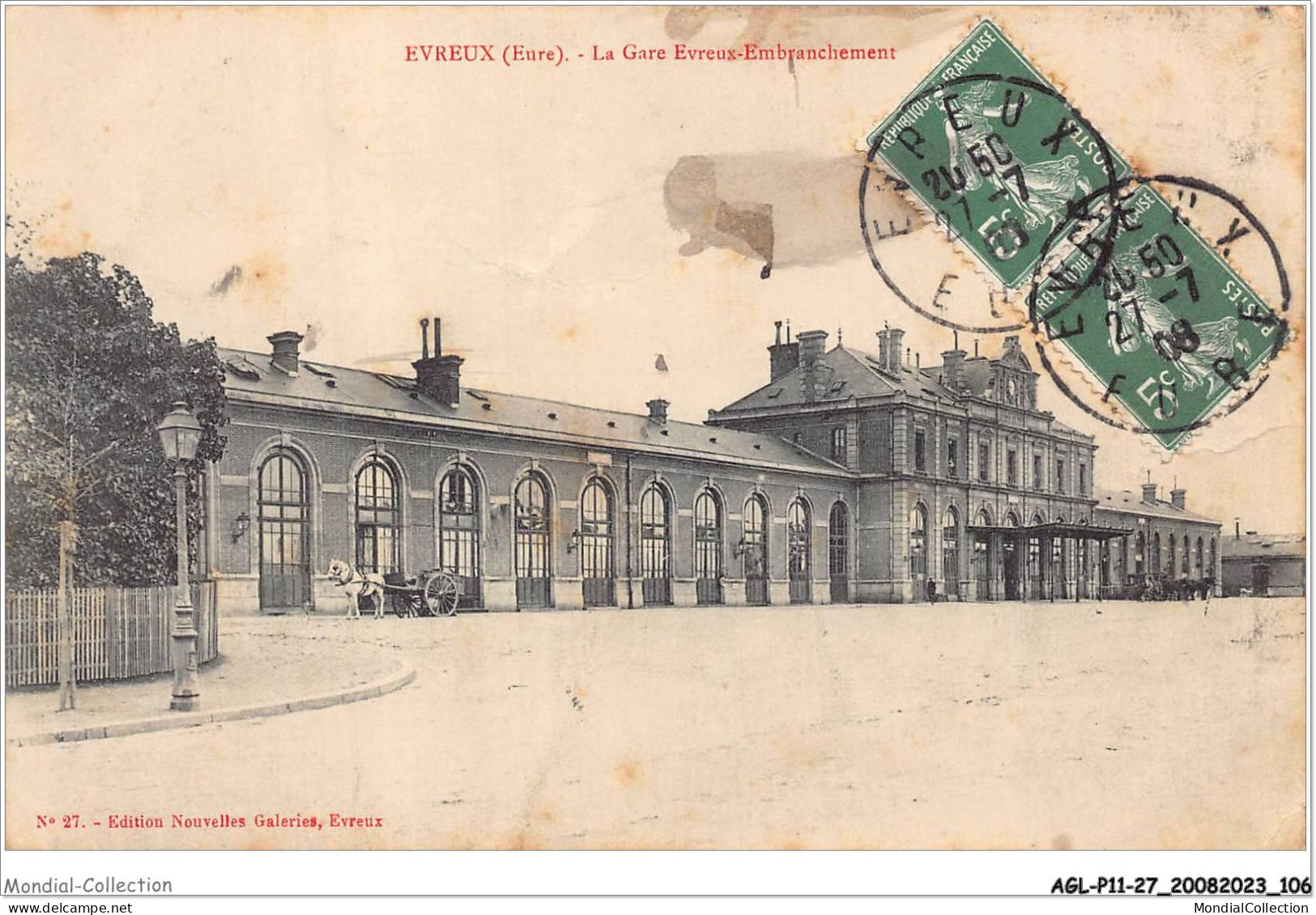 AGLP11-0822-27 - EVREUX - La Gare Evreux-embranchement - Evreux