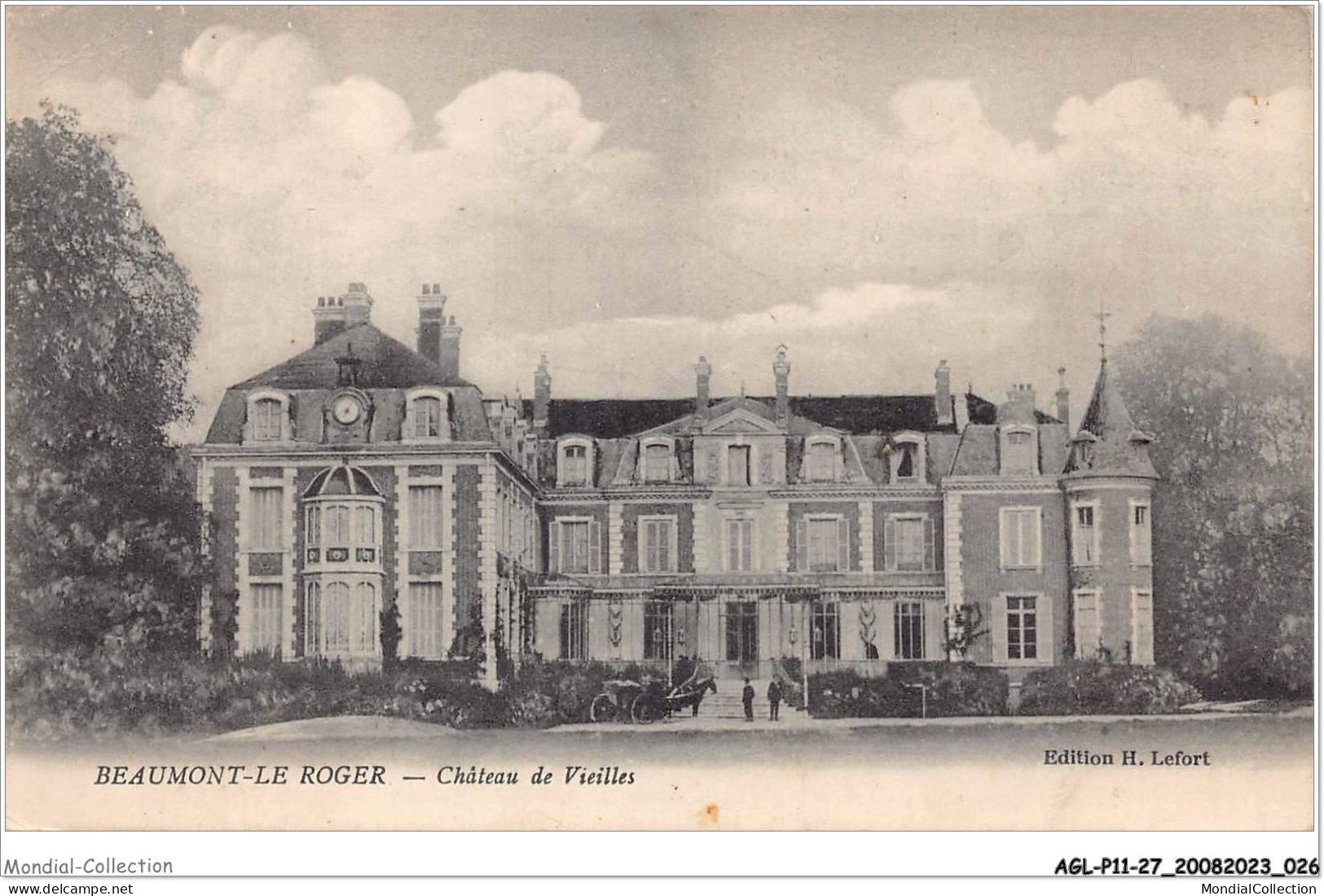 AGLP11-0782-27 - BEAUMONT-LE-ROGER - Chateau De Vieilles - Beaumont-le-Roger