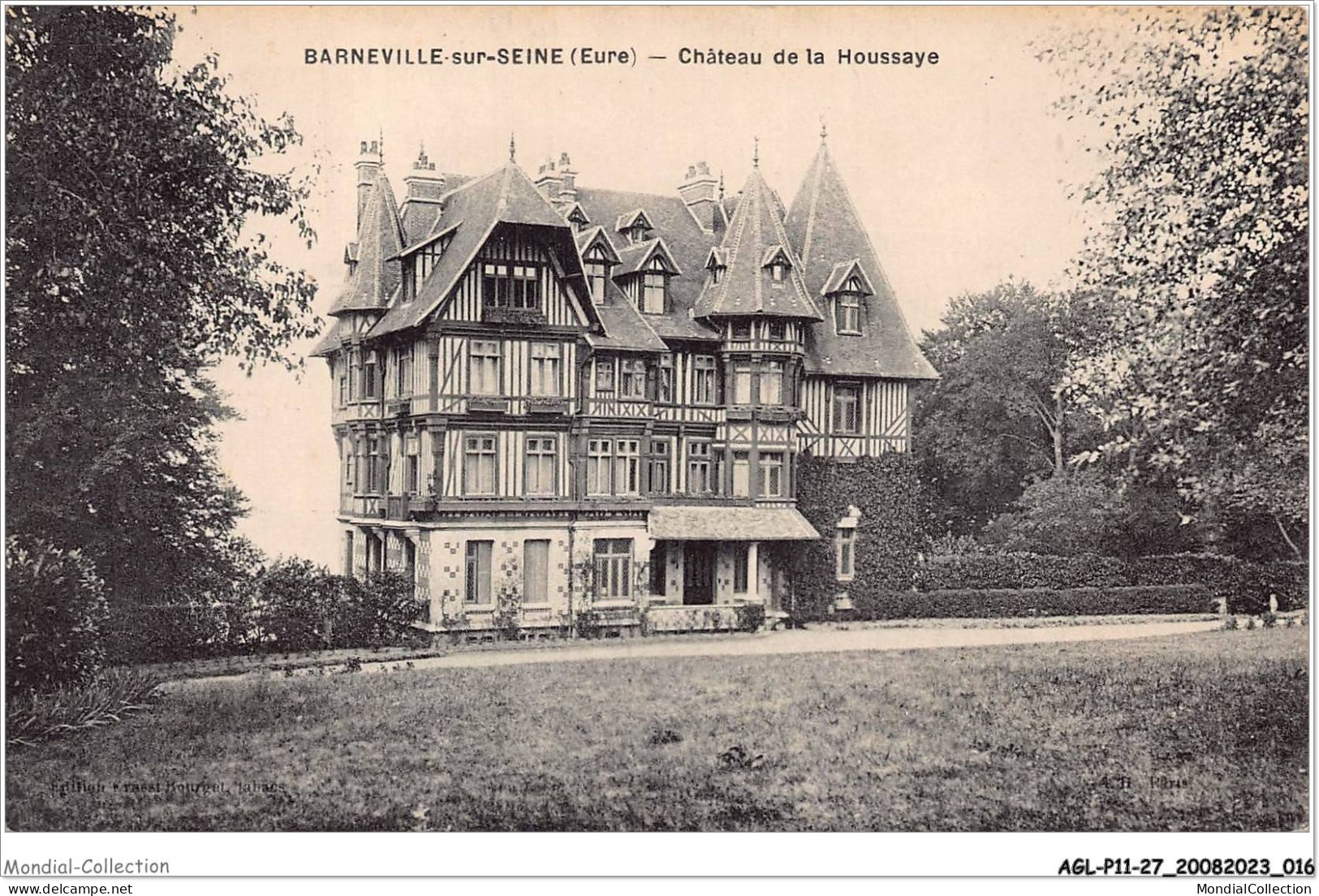 AGLP11-0777-27 - BARNEVILLE-SUR-SEINE - Chateau De La Houssaye - Andere & Zonder Classificatie