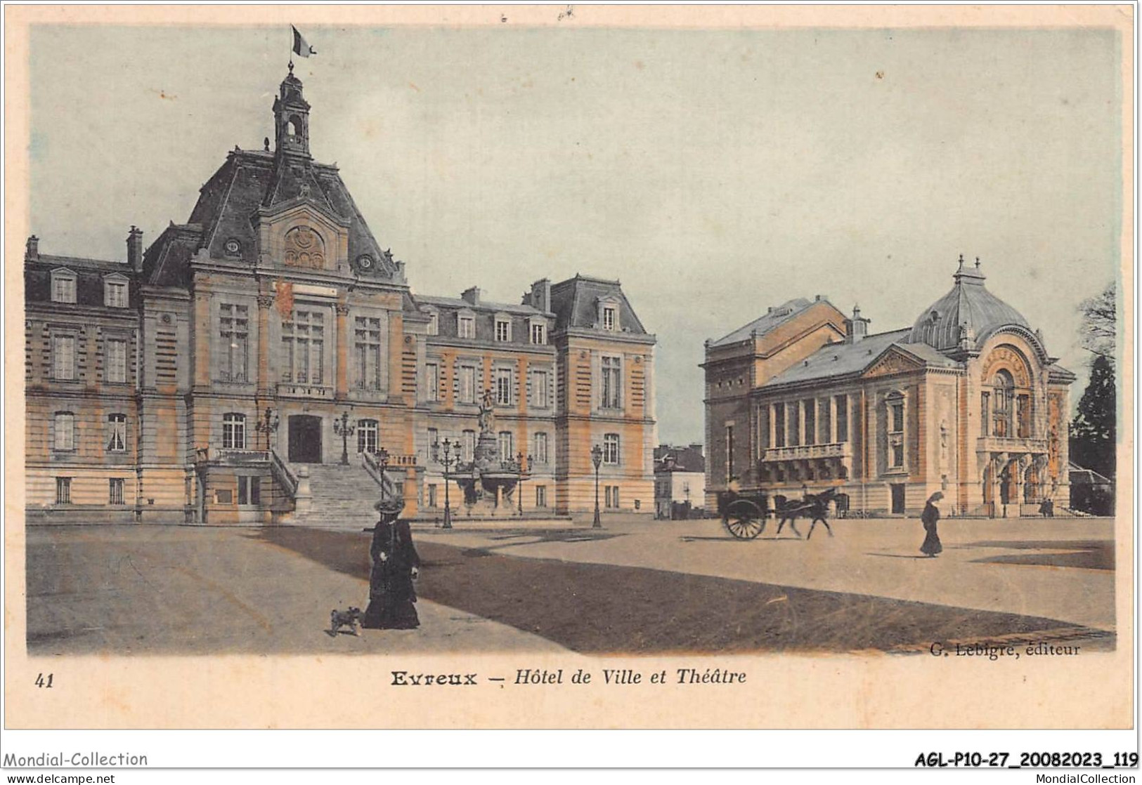 AGLP10-0758-27 - EVREUX - Hotel De Ville Et Theatre - Evreux