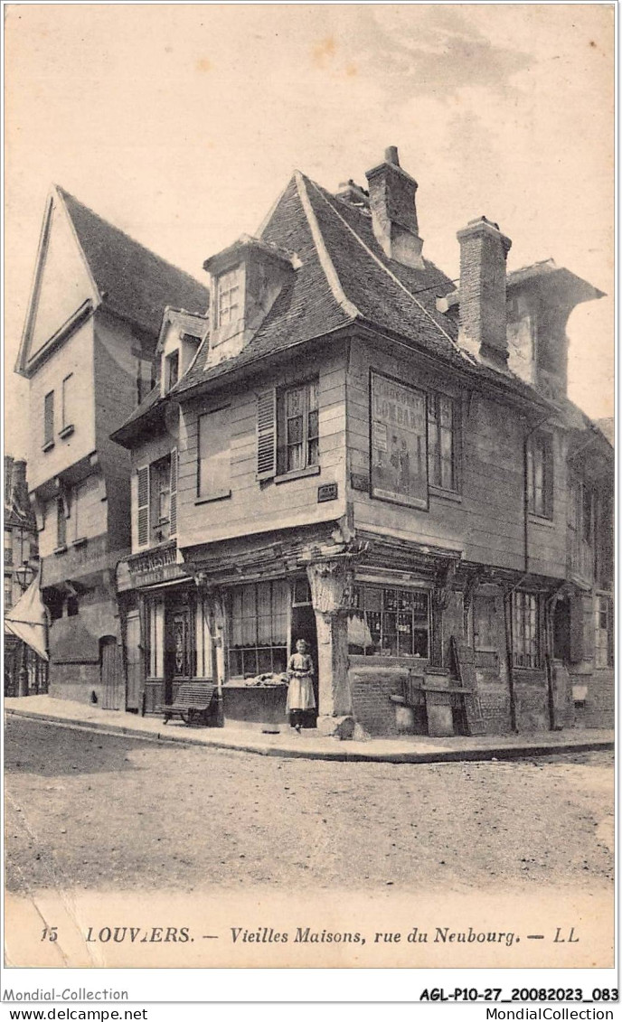 AGLP10-0740-27 - LOUVIERS - Vieilles Maisons - Rue Du Neubourg - Louviers