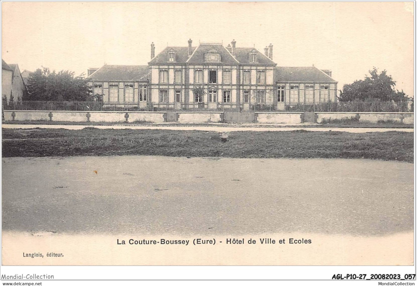 AGLP10-0727-27 - LA COUTURE-BOUSSEY - Hotel De Ville Et Ecoles - Other & Unclassified