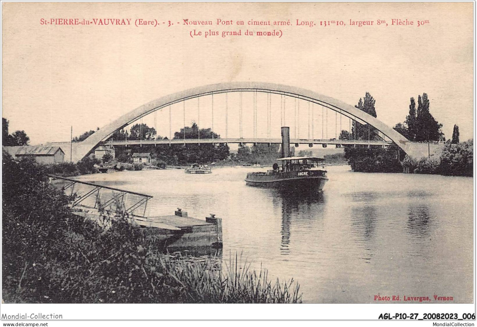 AGLP10-0701-27 - ST-PIERRE-DU-VAUVRAY - Le Nouveau Pont En Ciment Arme  - Les Andelys