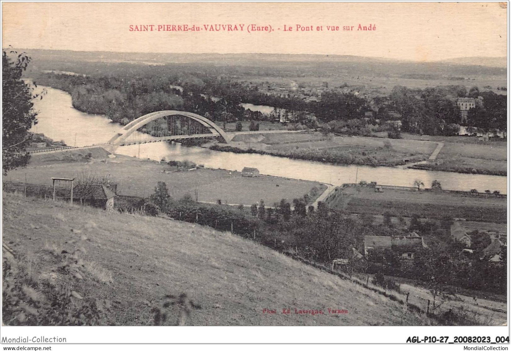 AGLP10-0700-27 - ST-PIERRE-DU-VAUVRAY - Le Pont Et Vue Sur Ande - Les Andelys