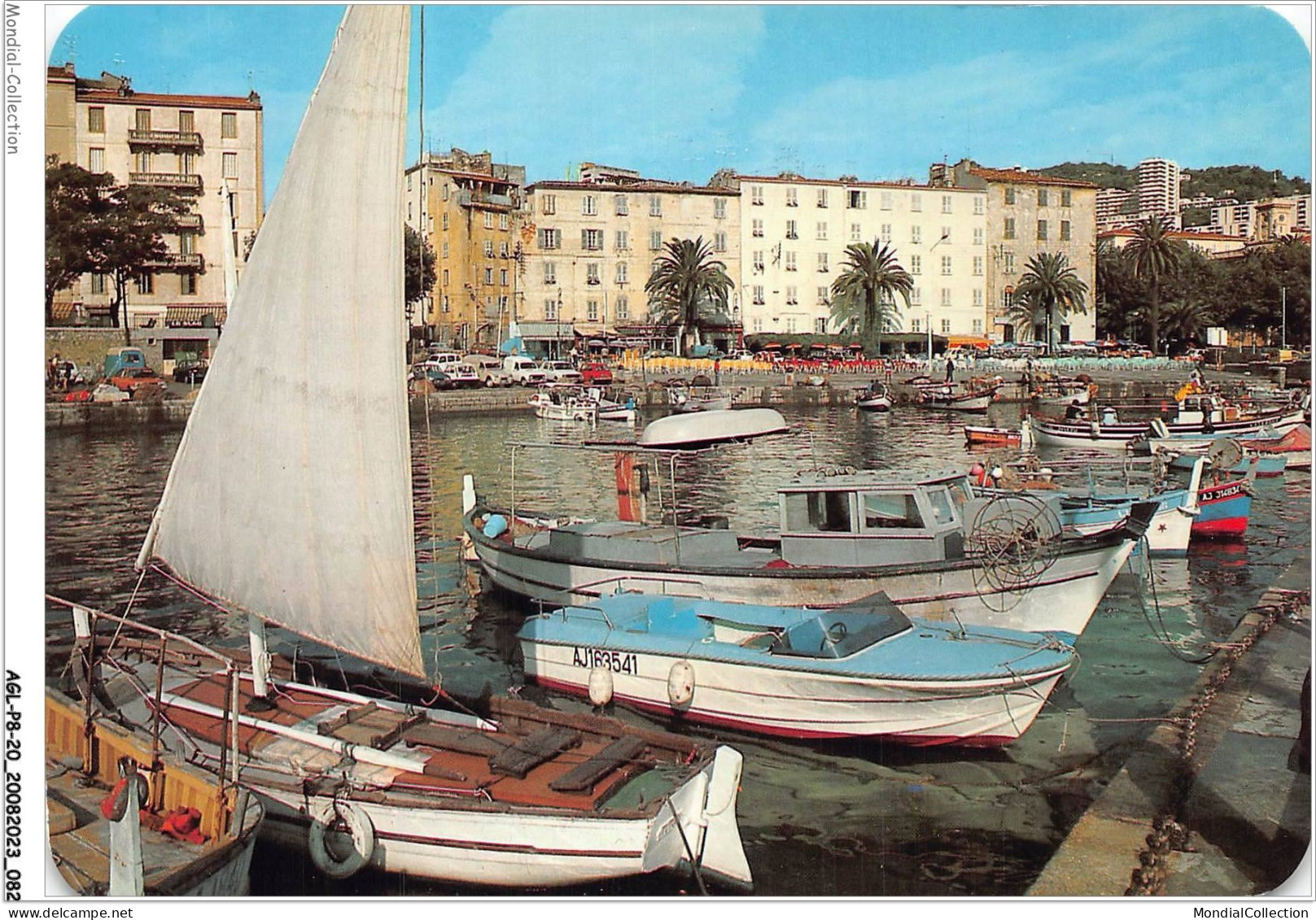 AGLP8-0565-20 - PANORAMA DE LA CORSE - AJACCIO - Sur Le Port - Les Maisons Crepies De Couleurs Tendres - Ajaccio