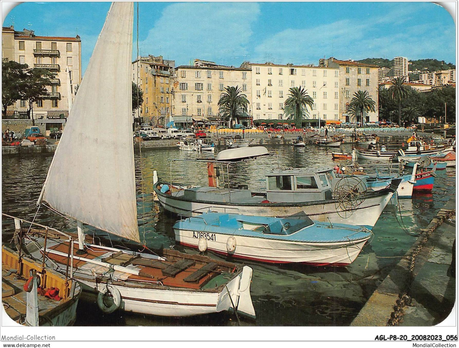 AGLP8-0552-20 - PANORAMA DE LA CORSE - AJACCIO - Sur Le Port - Les Maisons Crepies De Couleurs Tendres - Ajaccio